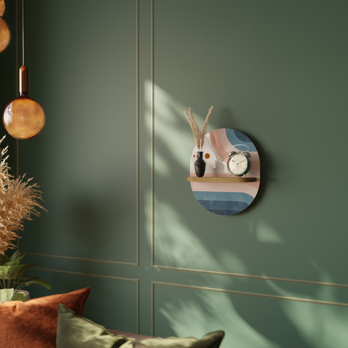 TWO HALVES Decorative Art Shelf