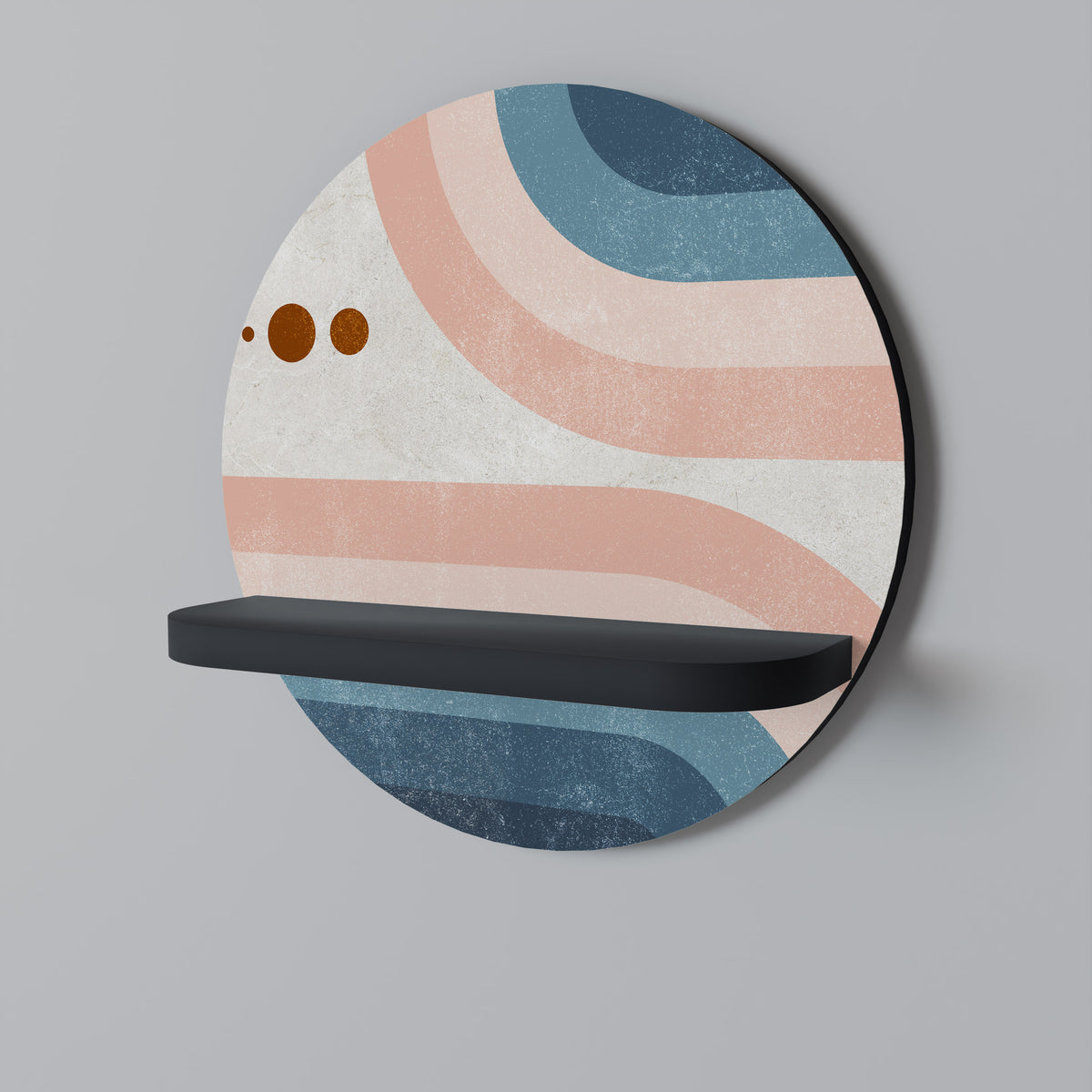 TWO HALVES Art Shelf