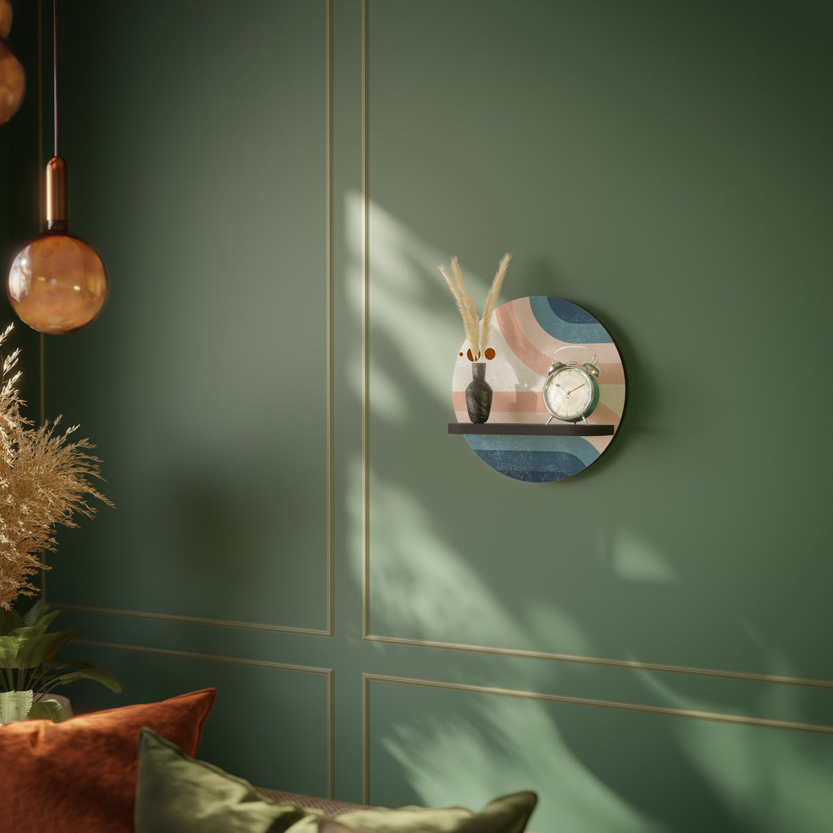 TWO HALVES Decorative Art Shelf