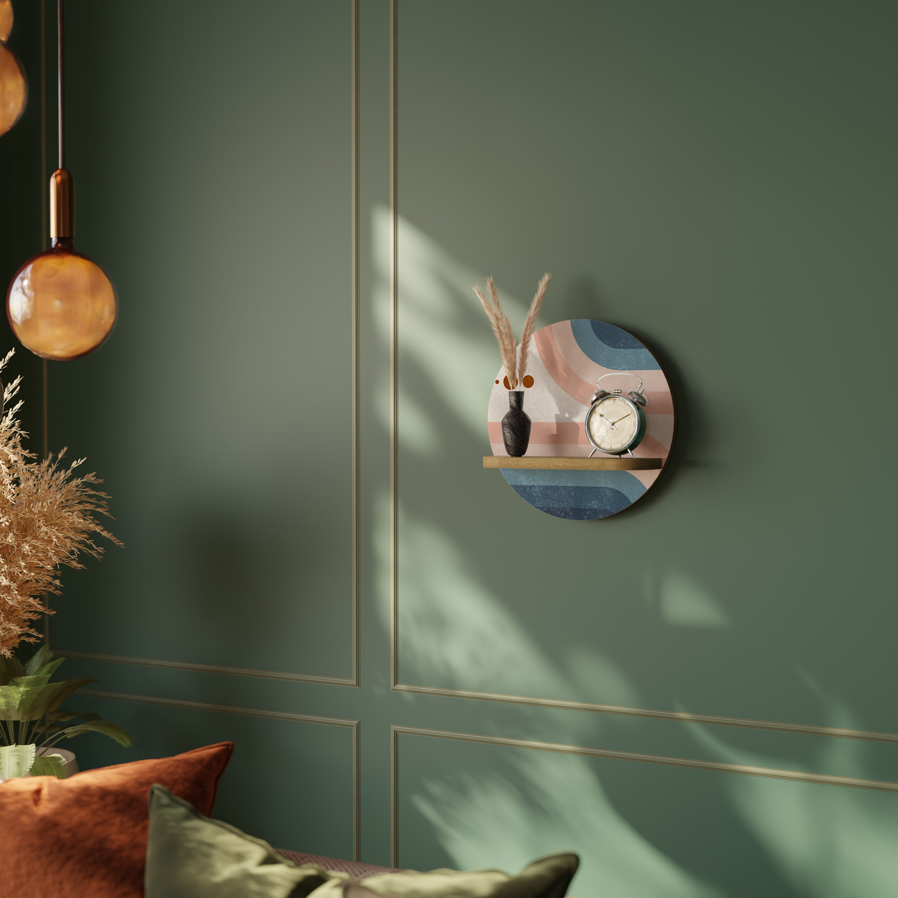 TWO HALVES Decorative Art Shelf