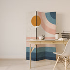 TWO HALVES 3dílný paraván