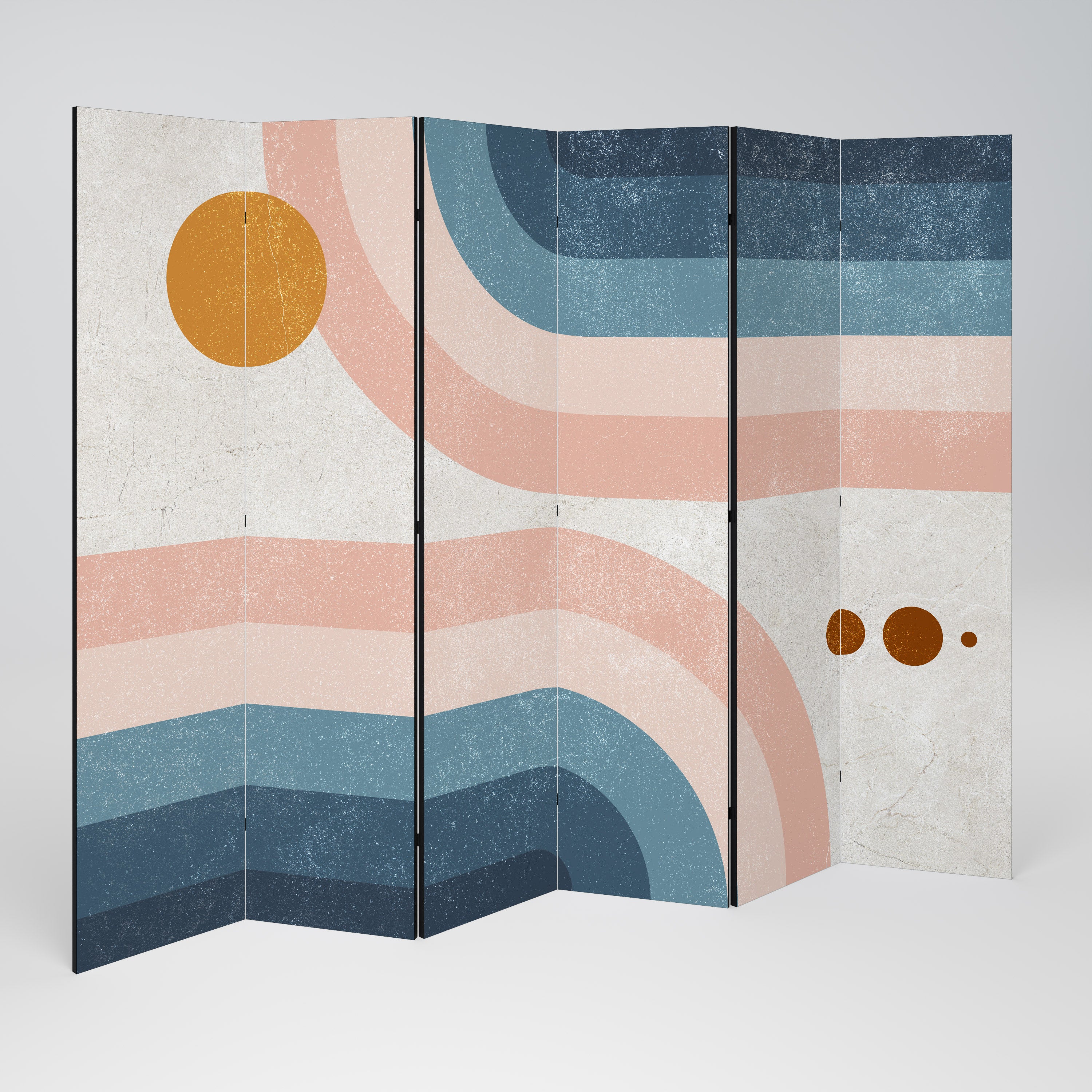 TWO HALVES 6-Panel Room Divider