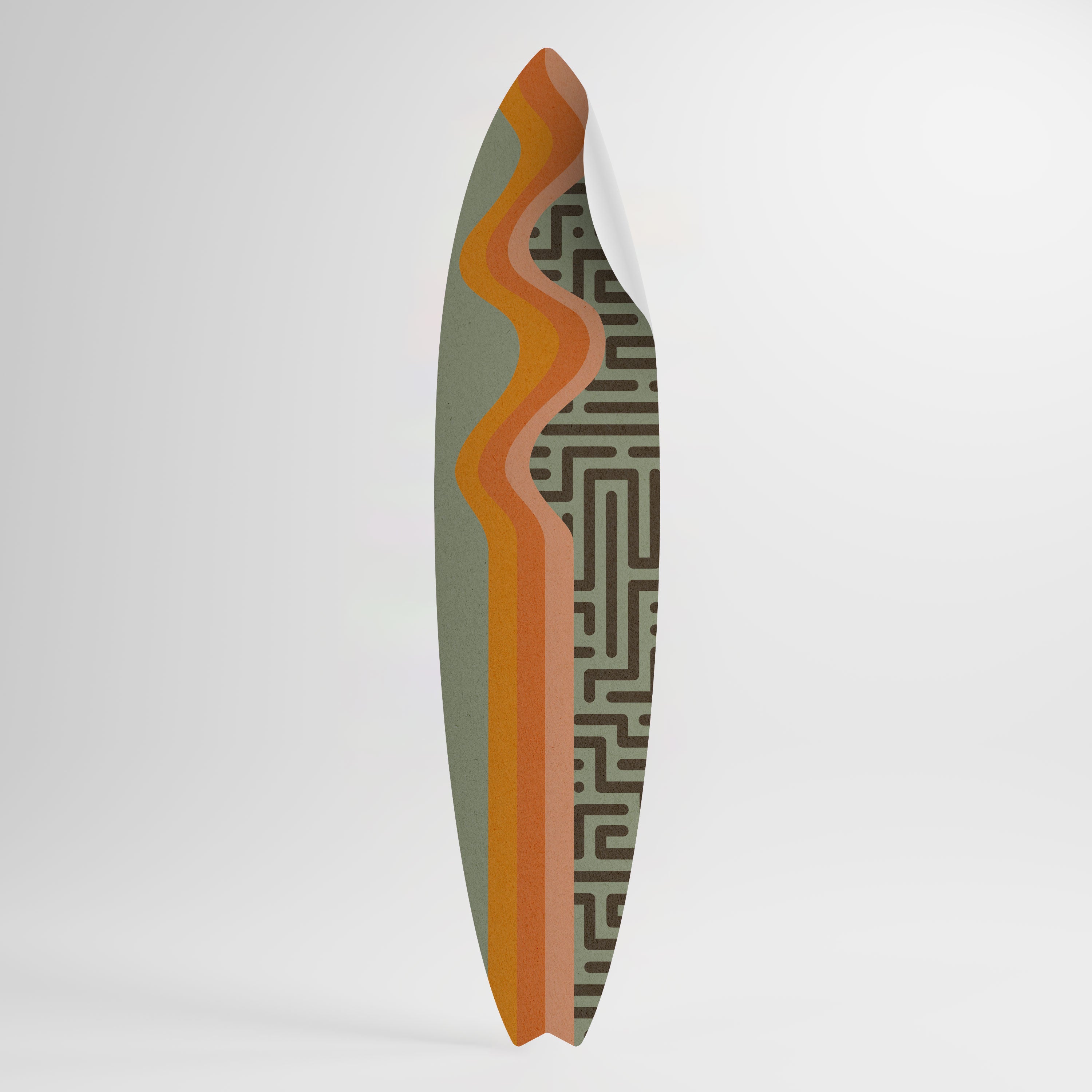 SIMPLE SOLUTIONS Vinilo decorativo de tabla de surf