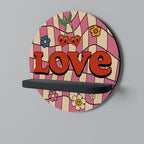 ROCKING LOVE Decorative Art Shelf