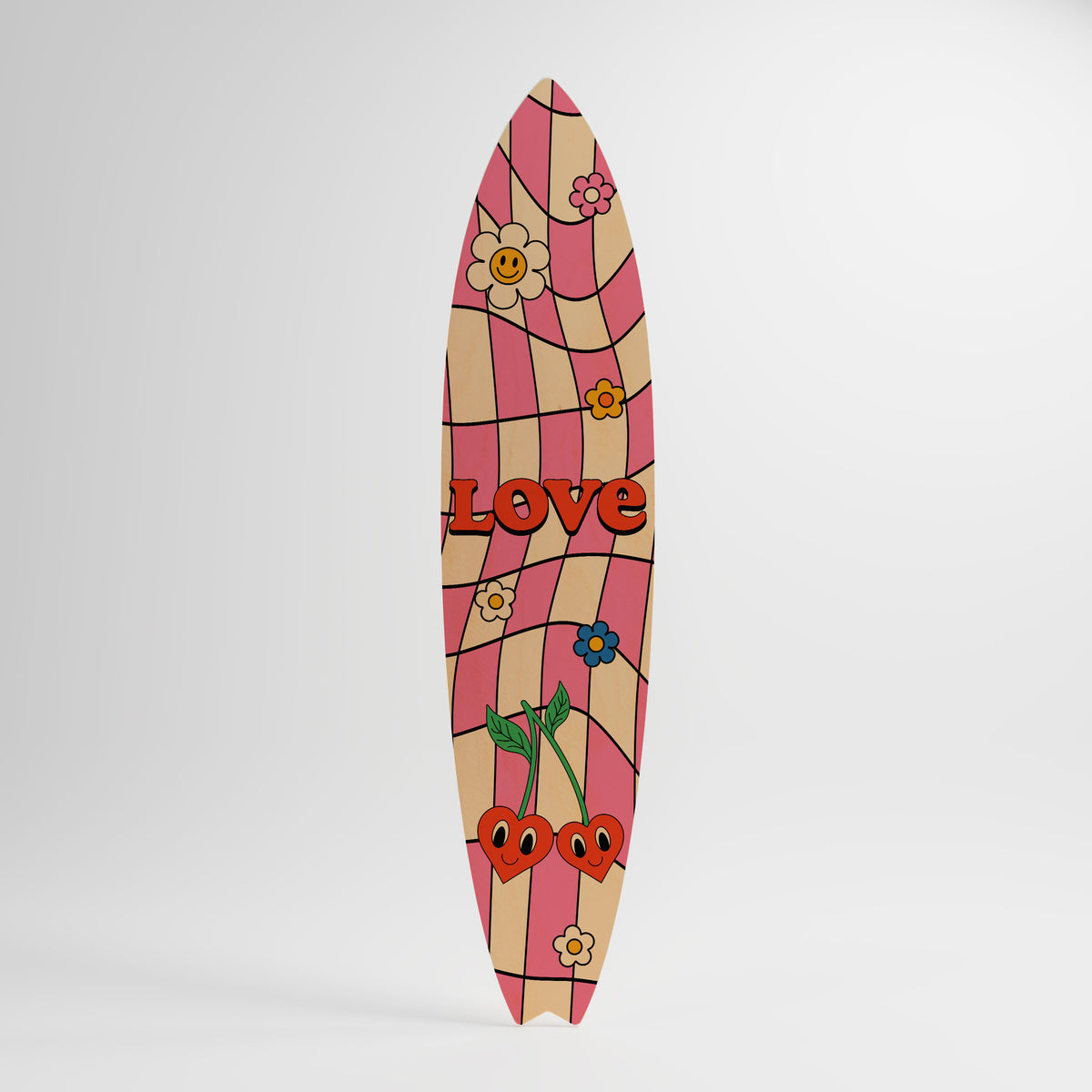 ROCKING LOVE Surfboard Decorative Panel