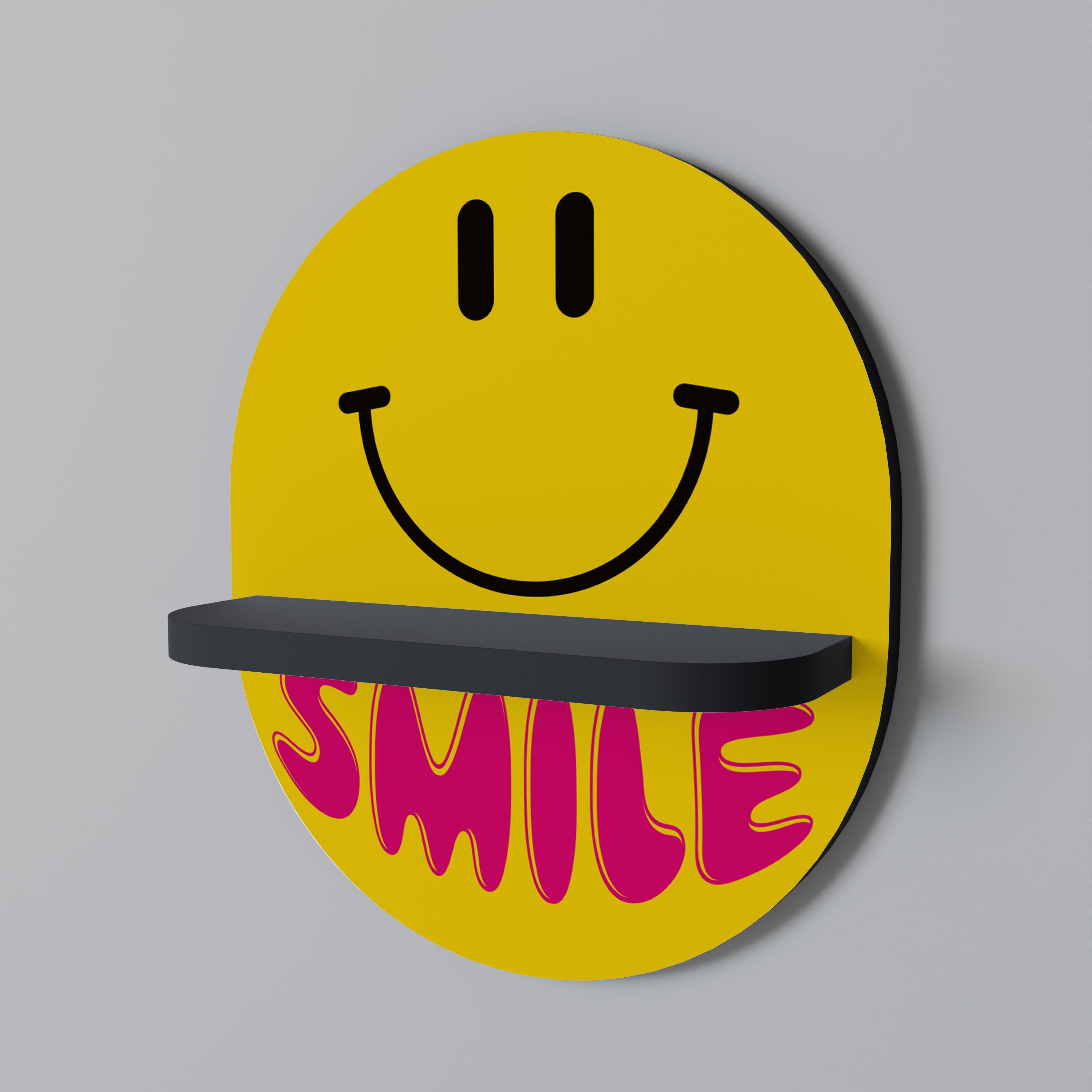 KEEP SMILING Decorative Art Shelf