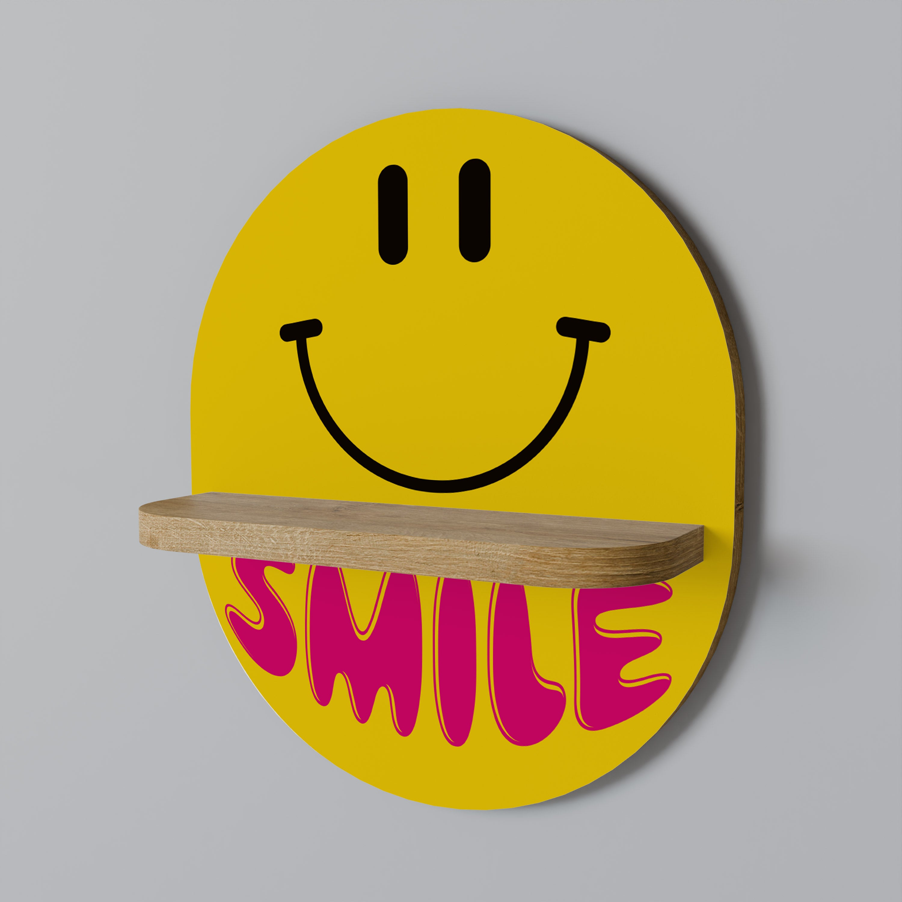 KEEP SMILING Decorative Art Shelf