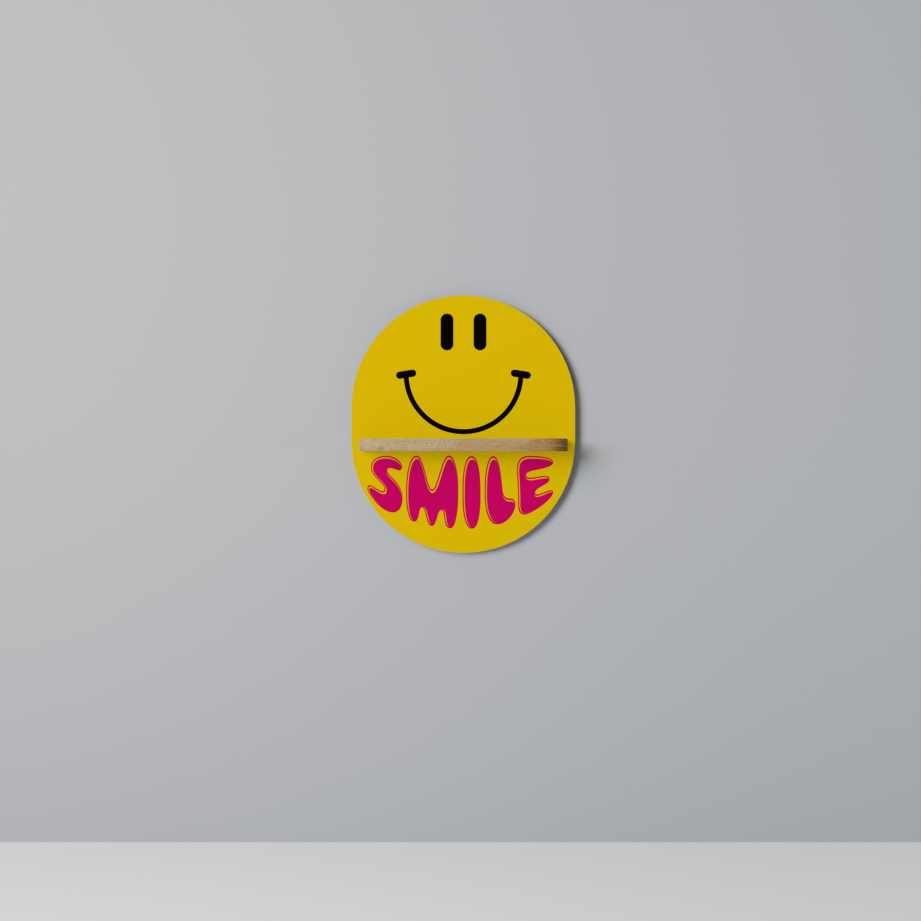 KEEP SMILING Decorative Art Shelf