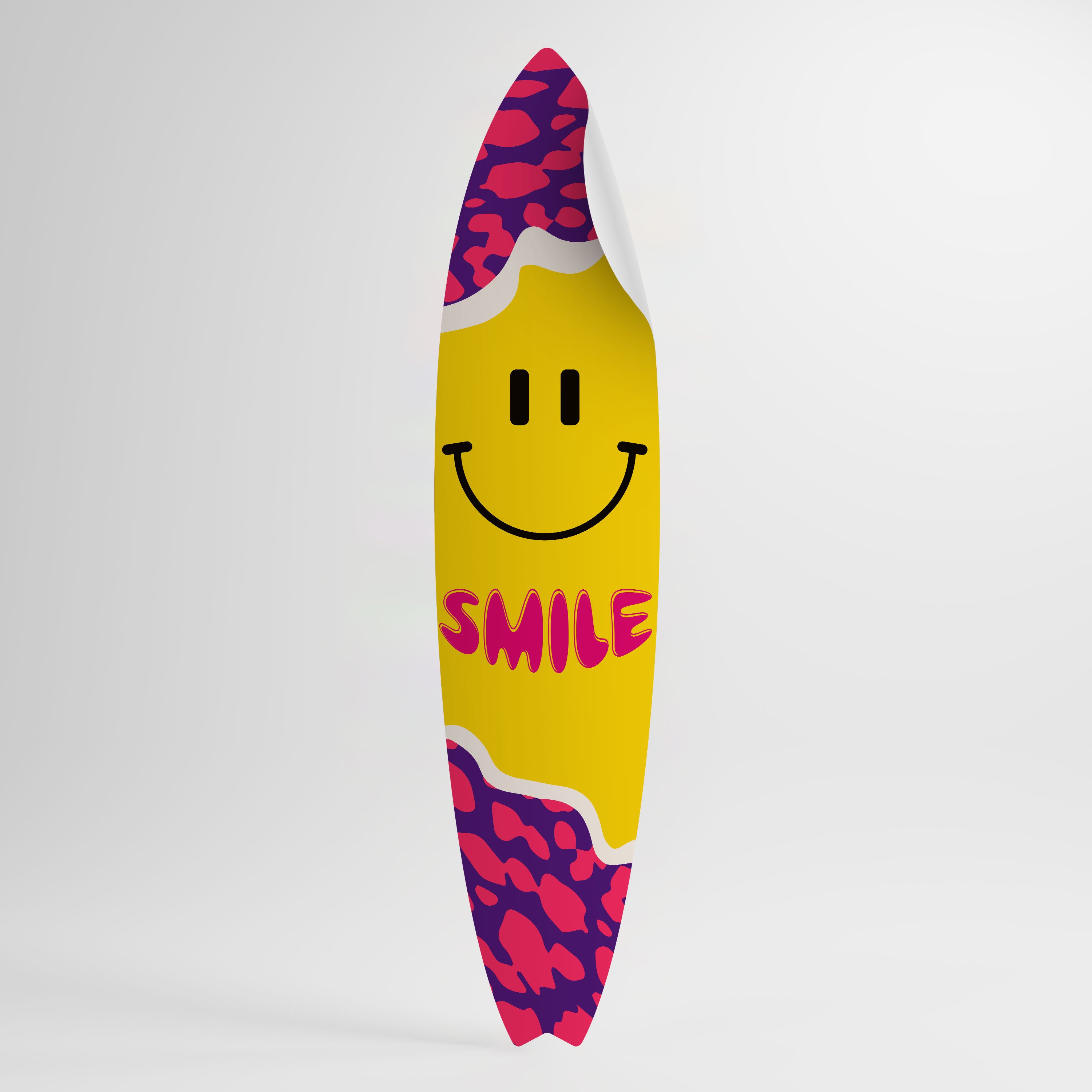 KEEP SMILING Vinilo decorativo de tabla de surf