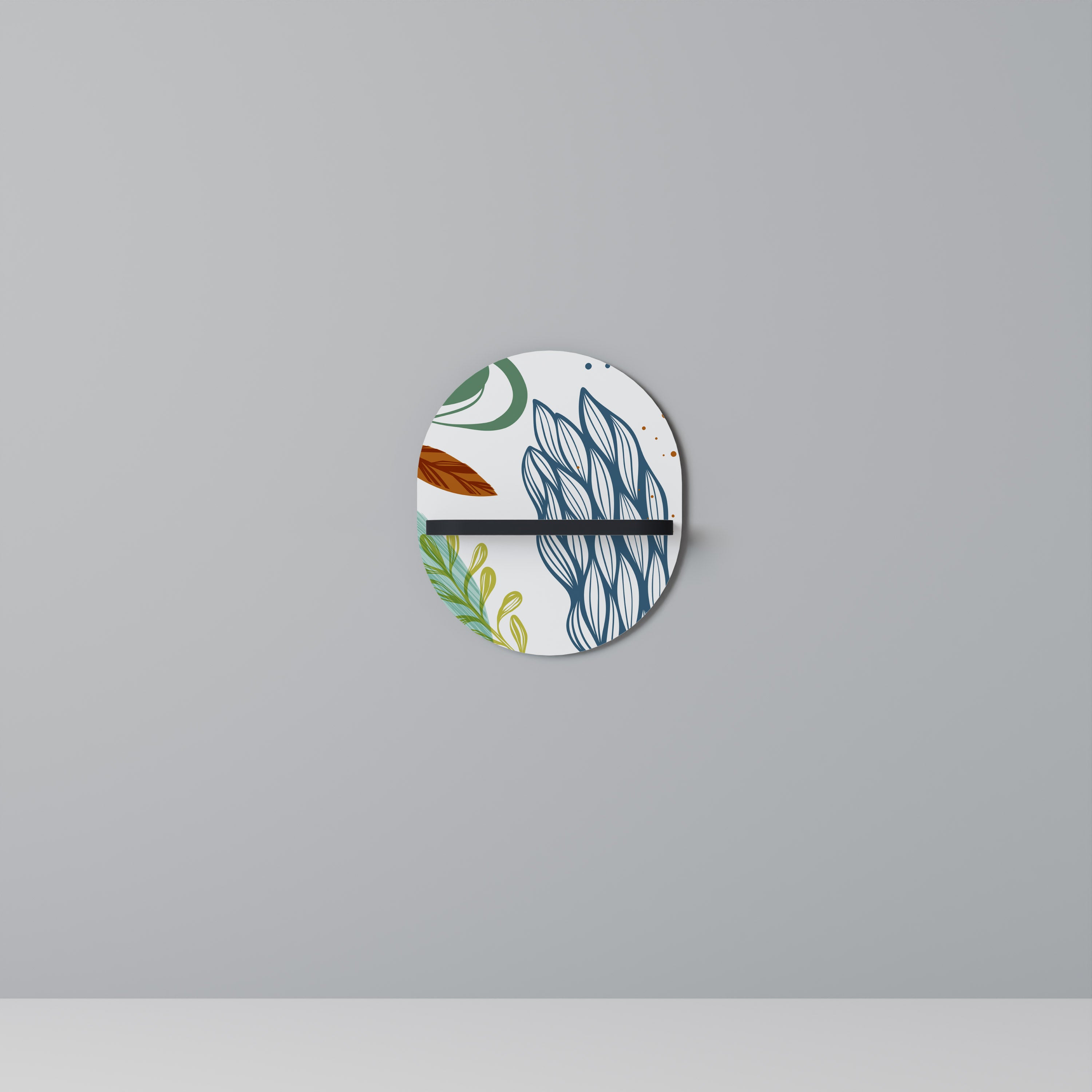 BOTANICAL HURRICANE Decorative Art Shelf