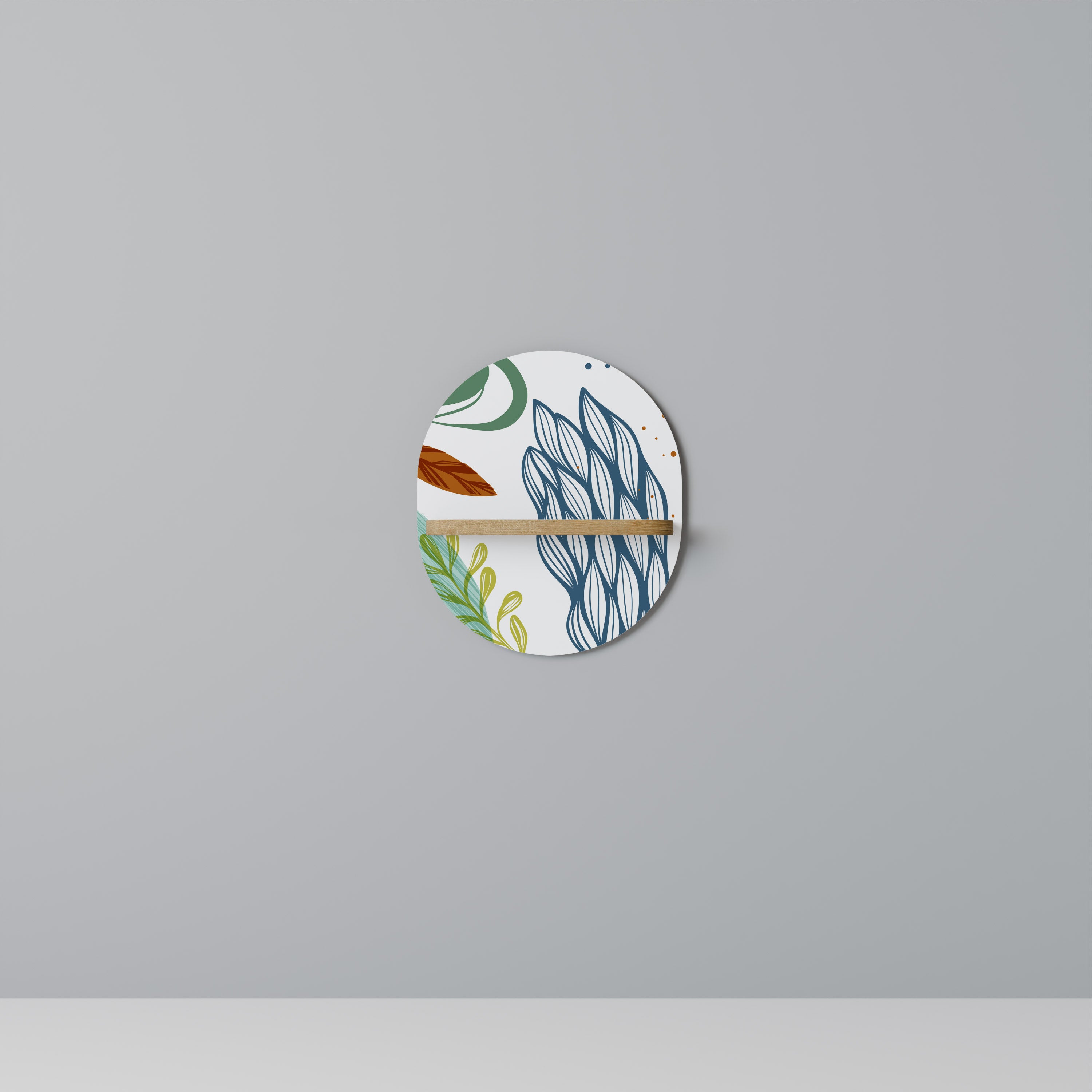 BOTANICAL HURRICANE Decorative Art Shelf