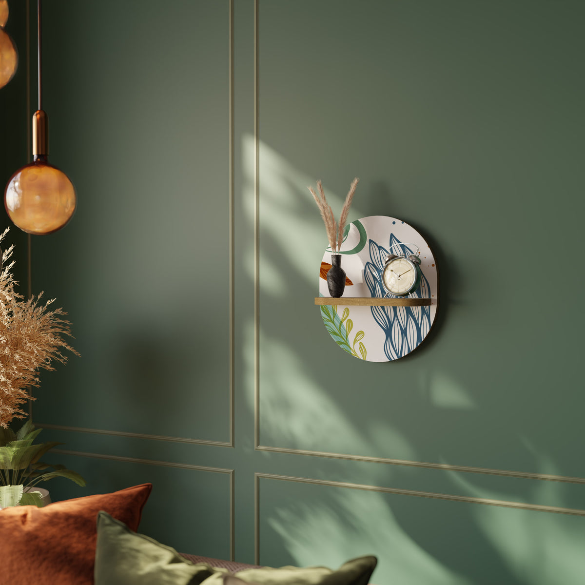 BOTANICAL HURRICANE Decorative Art Shelf