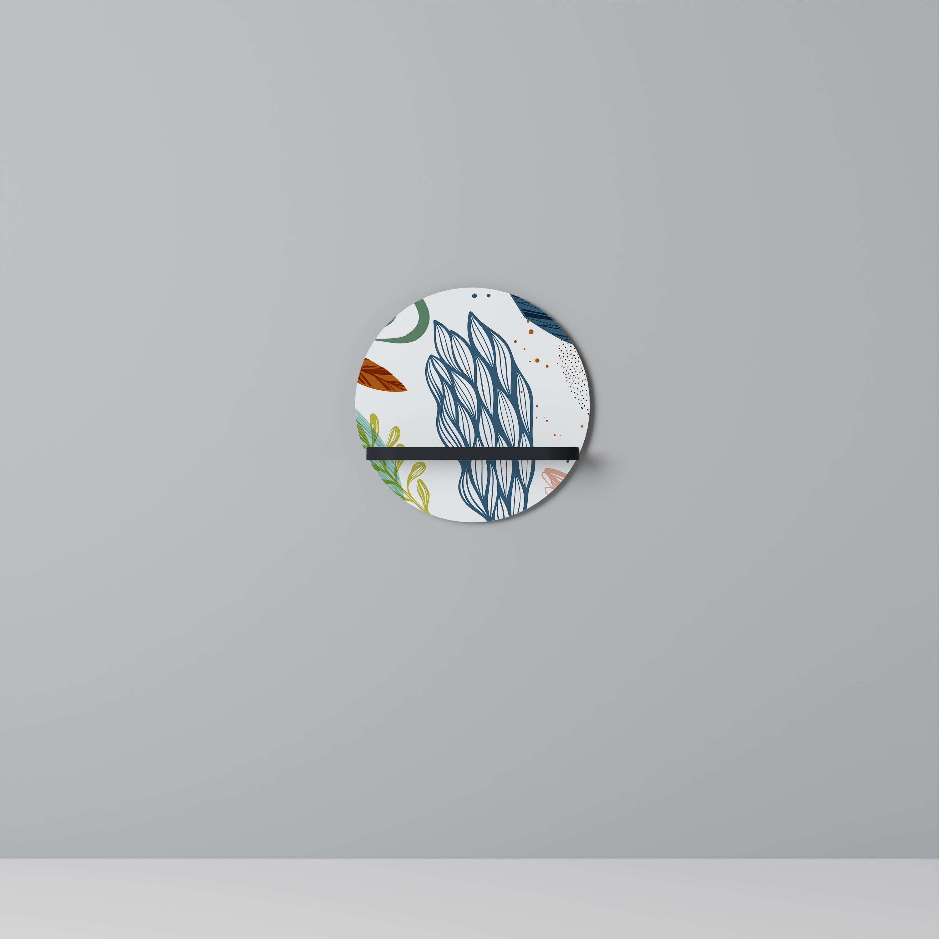 BOTANICAL HURRICANE Decorative Art Shelf