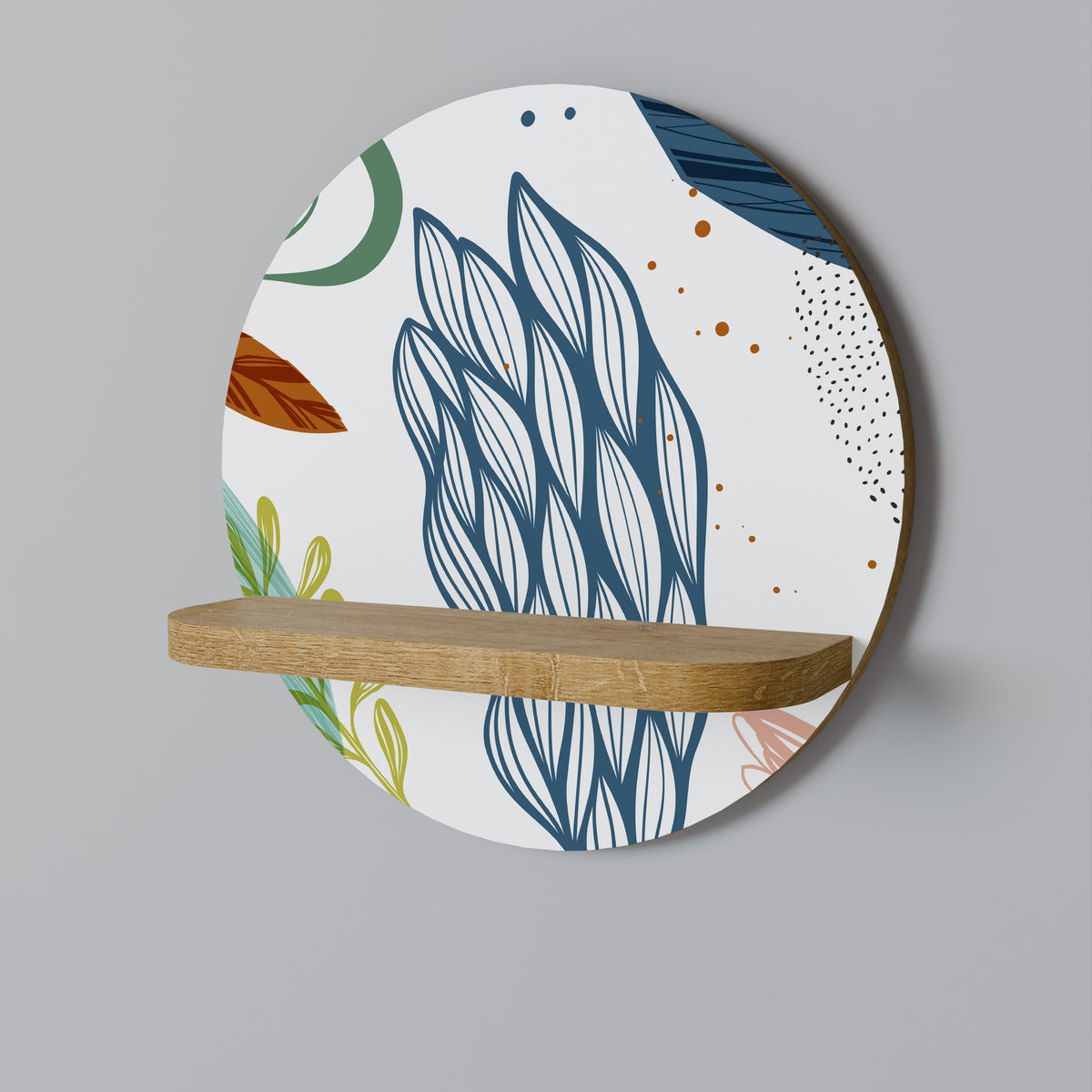 BOTANICAL HURRICANE Decorative Art Shelf