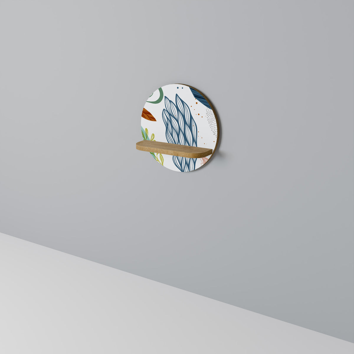 BOTANICAL HURRICANE Decorative Art Shelf