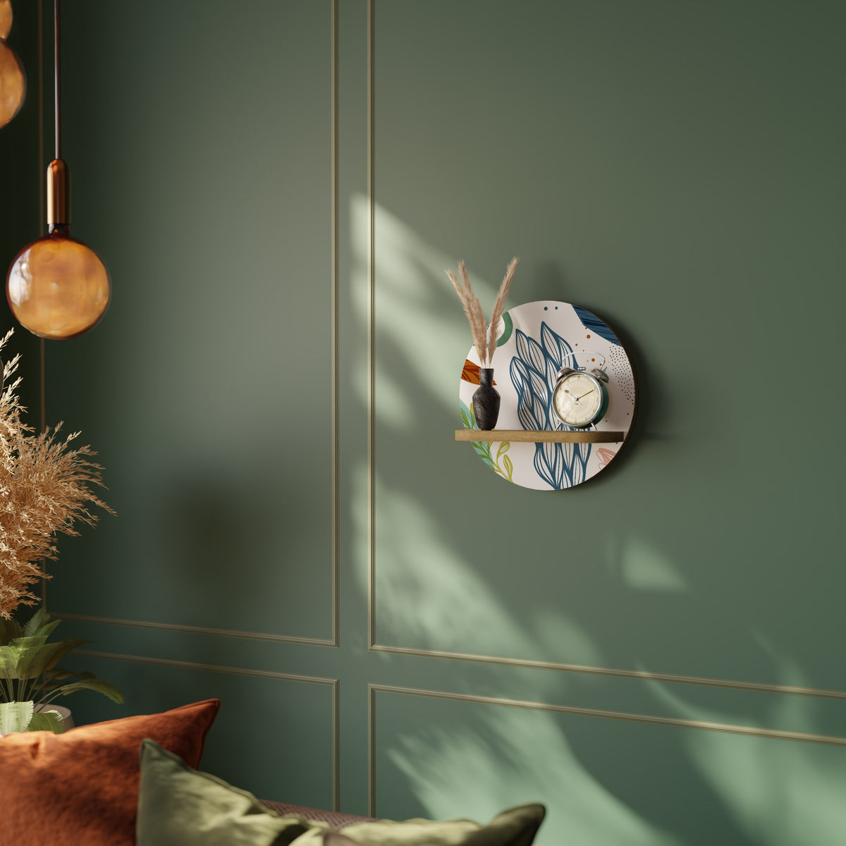 BOTANICAL HURRICANE Decorative Art Shelf