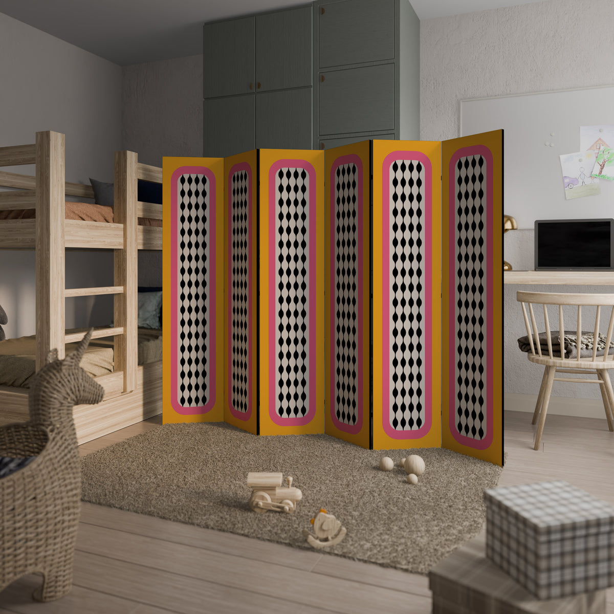 TEARS IN HEAVEN 6-Panel Room Divider