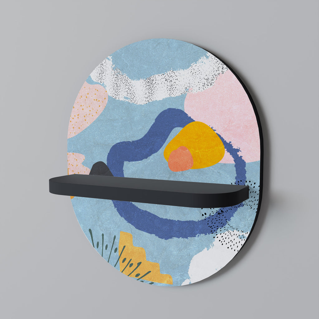 DREAMY SWIRLS Decorative Art Shelf