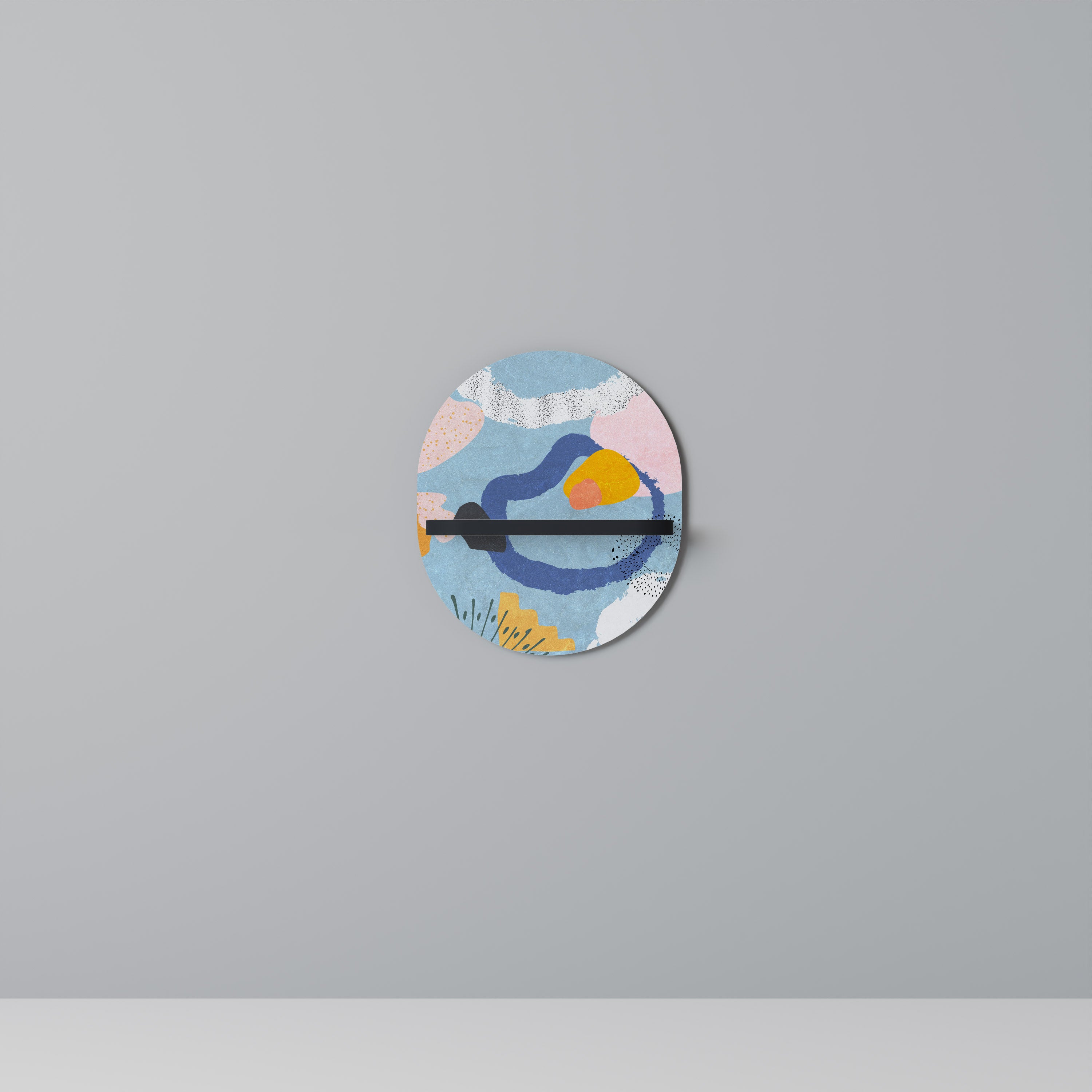 DREAMY SWIRLS Decorative Art Shelf