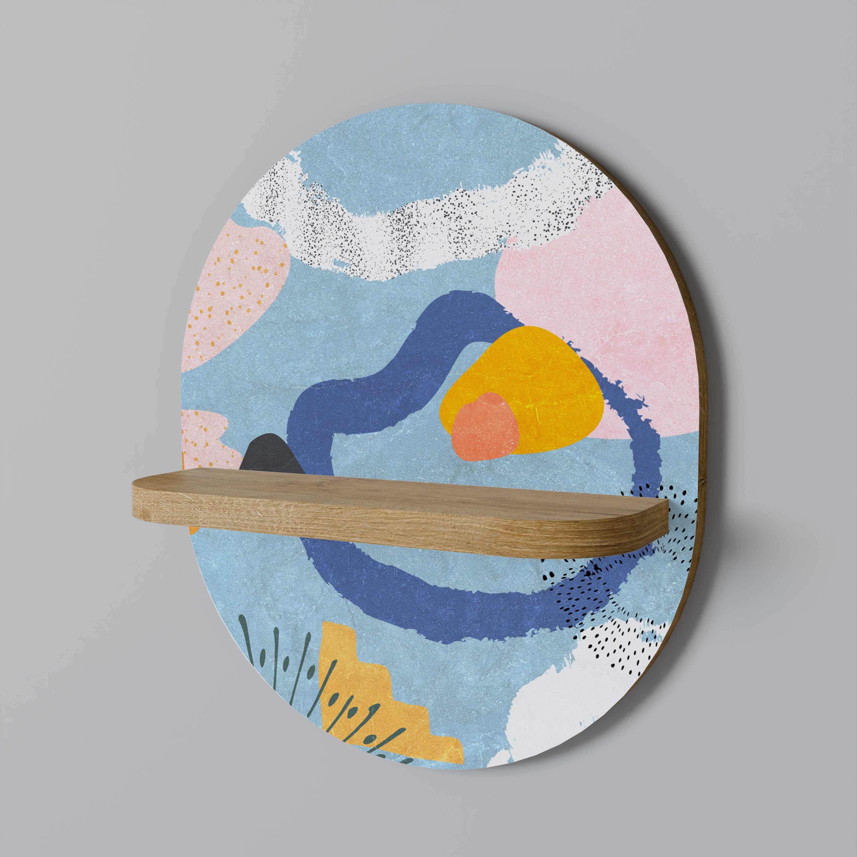 DREAMY SWIRLS Decorative Art Shelf