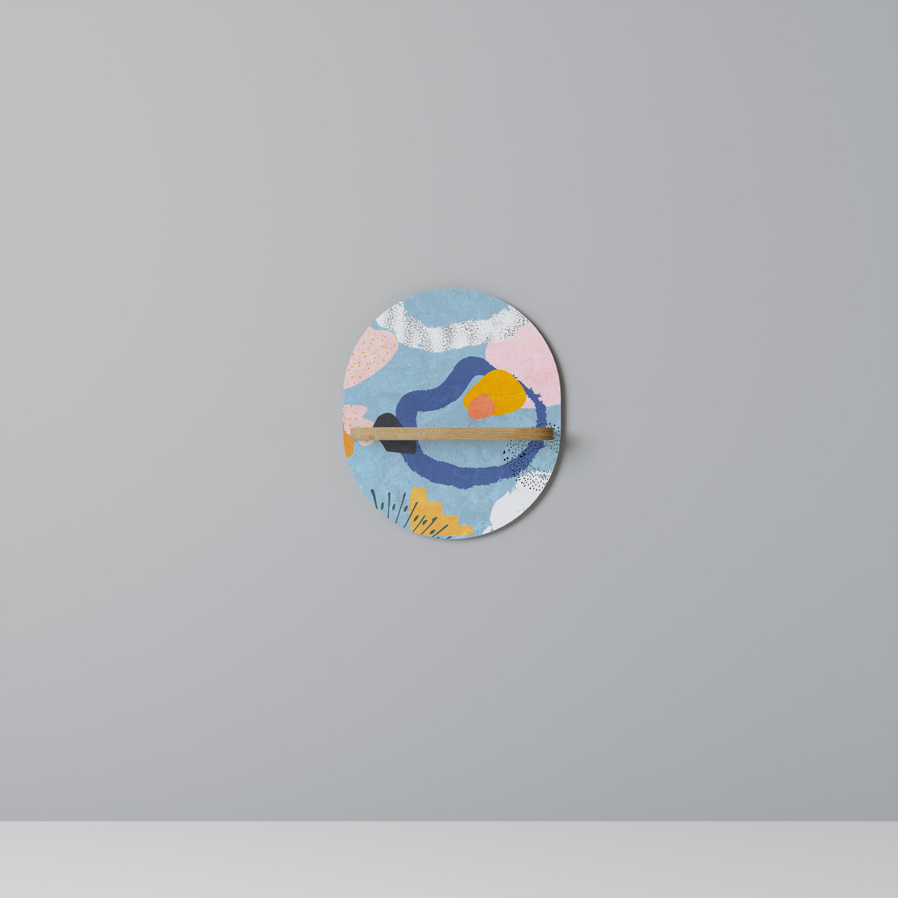 DREAMY SWIRLS Decorative Art Shelf