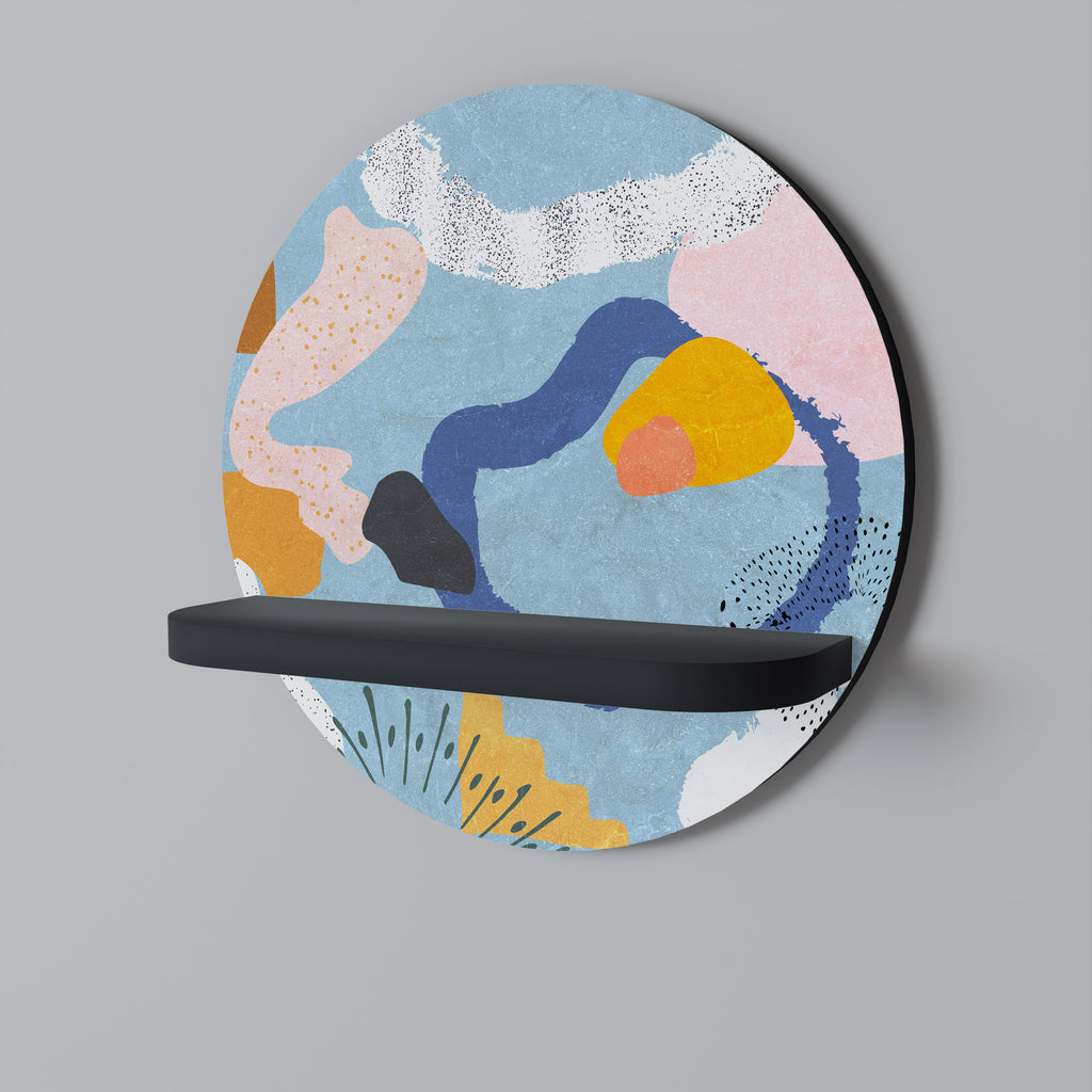 DREAMY SWIRLS Decorative Art Shelf