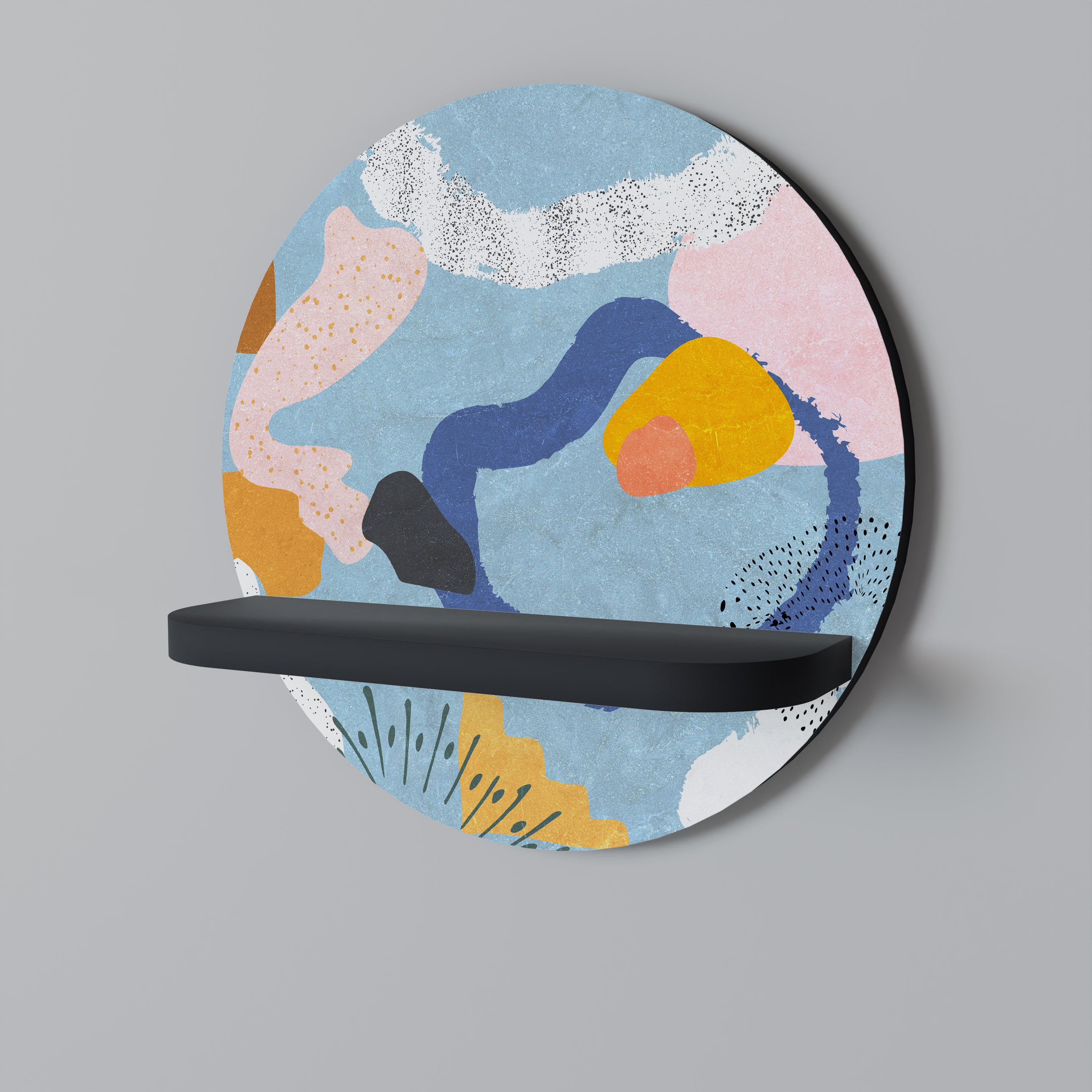 DREAMY SWIRLS Decorative Art Shelf