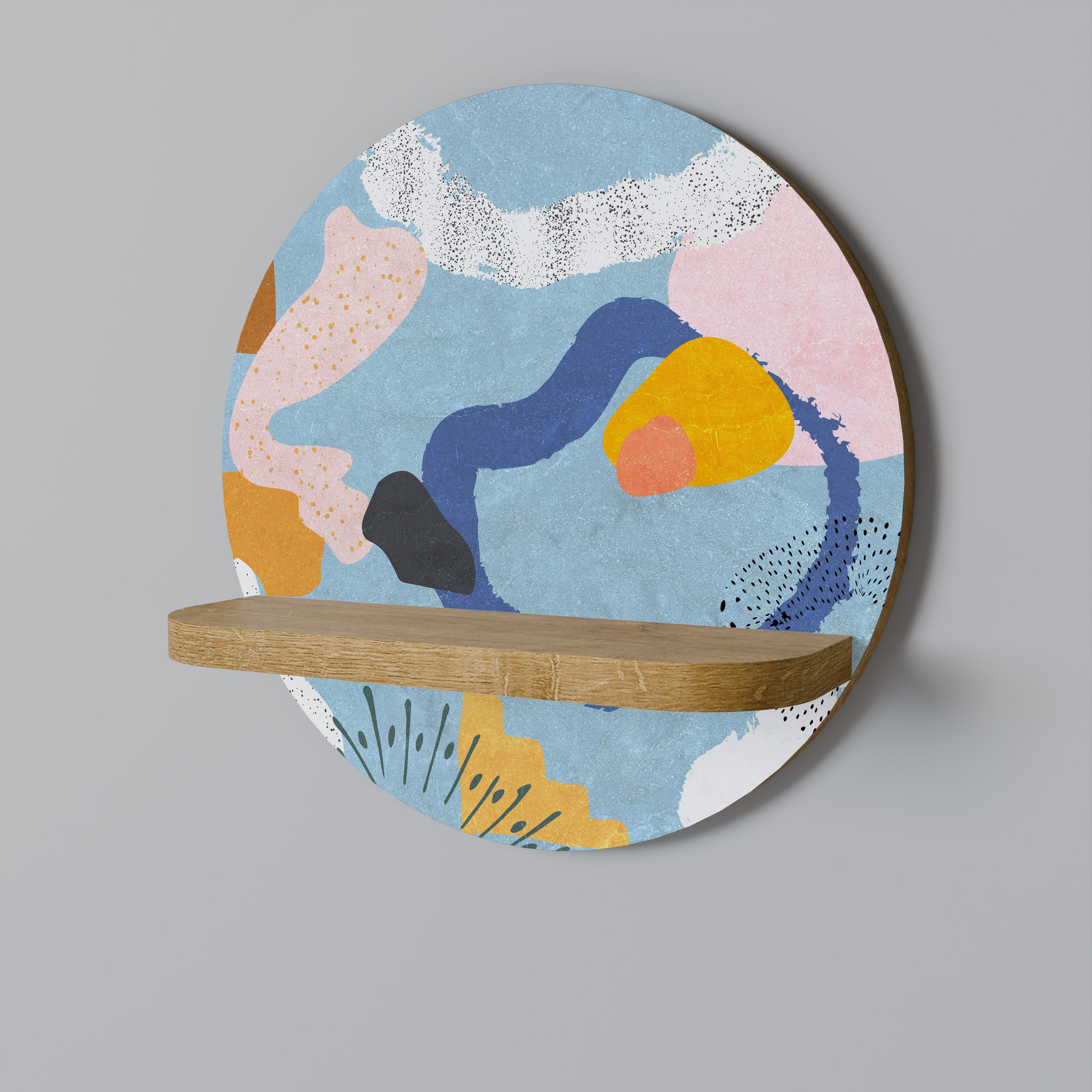 DREAMY SWIRLS Decorative Art Shelf