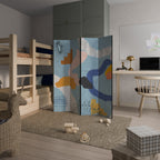 DREAMY SWIRLS Rumsavdelare 4 paneler