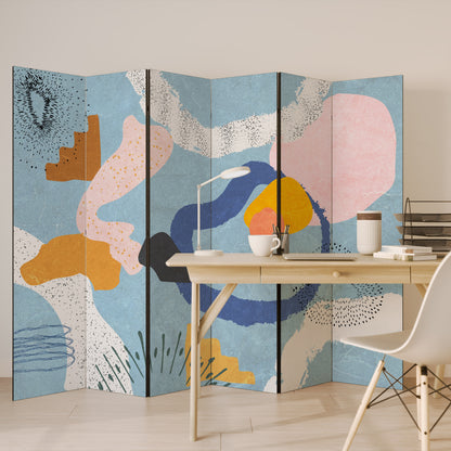 DREAMY SWIRLS 6-teiliger Paravent
