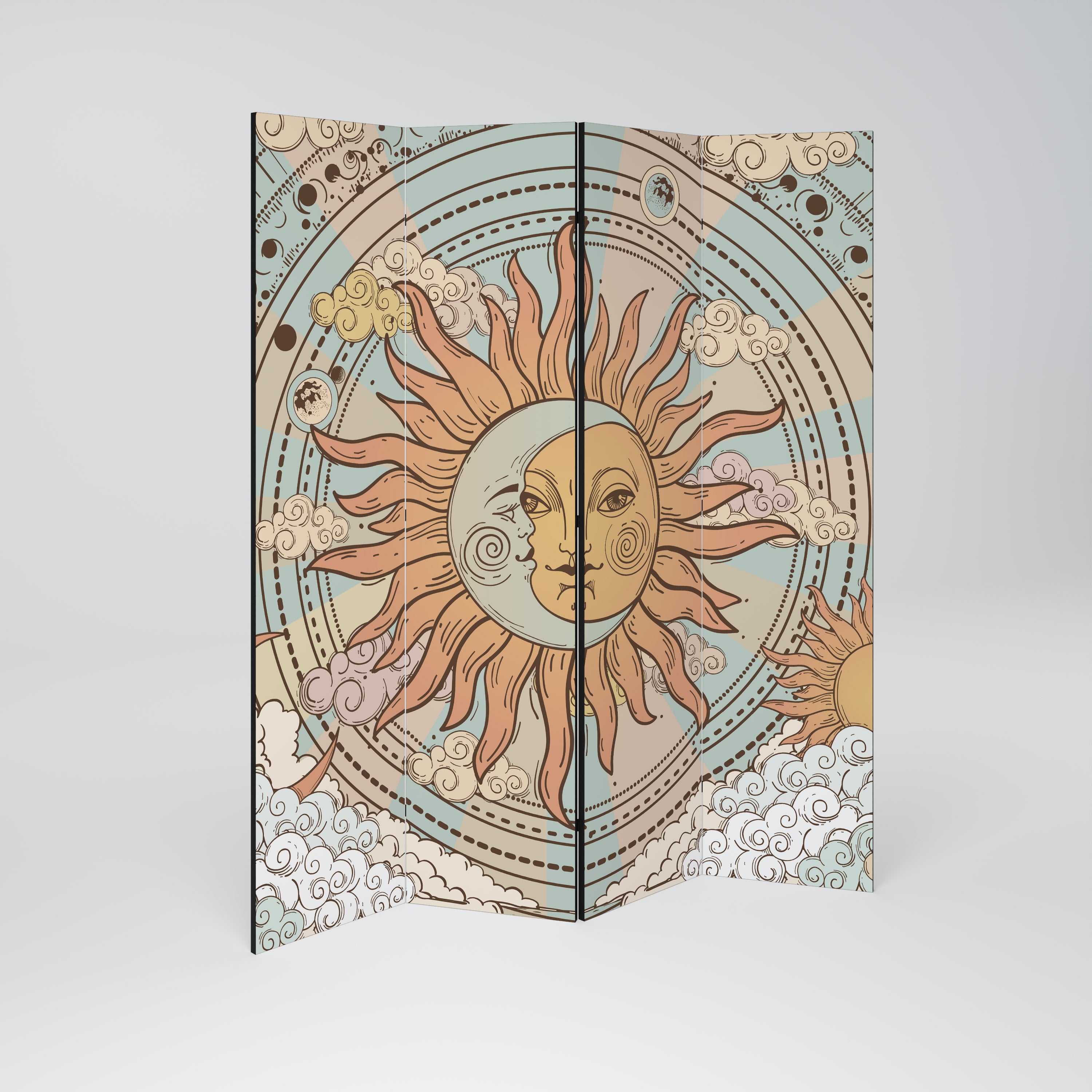 MYSTICAL STRUCTURE 4dílný paraván