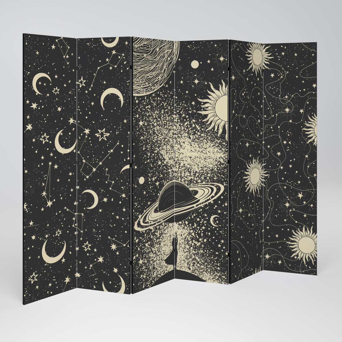 BRILLIANT UNIVERSE 6-Panel Room Divider