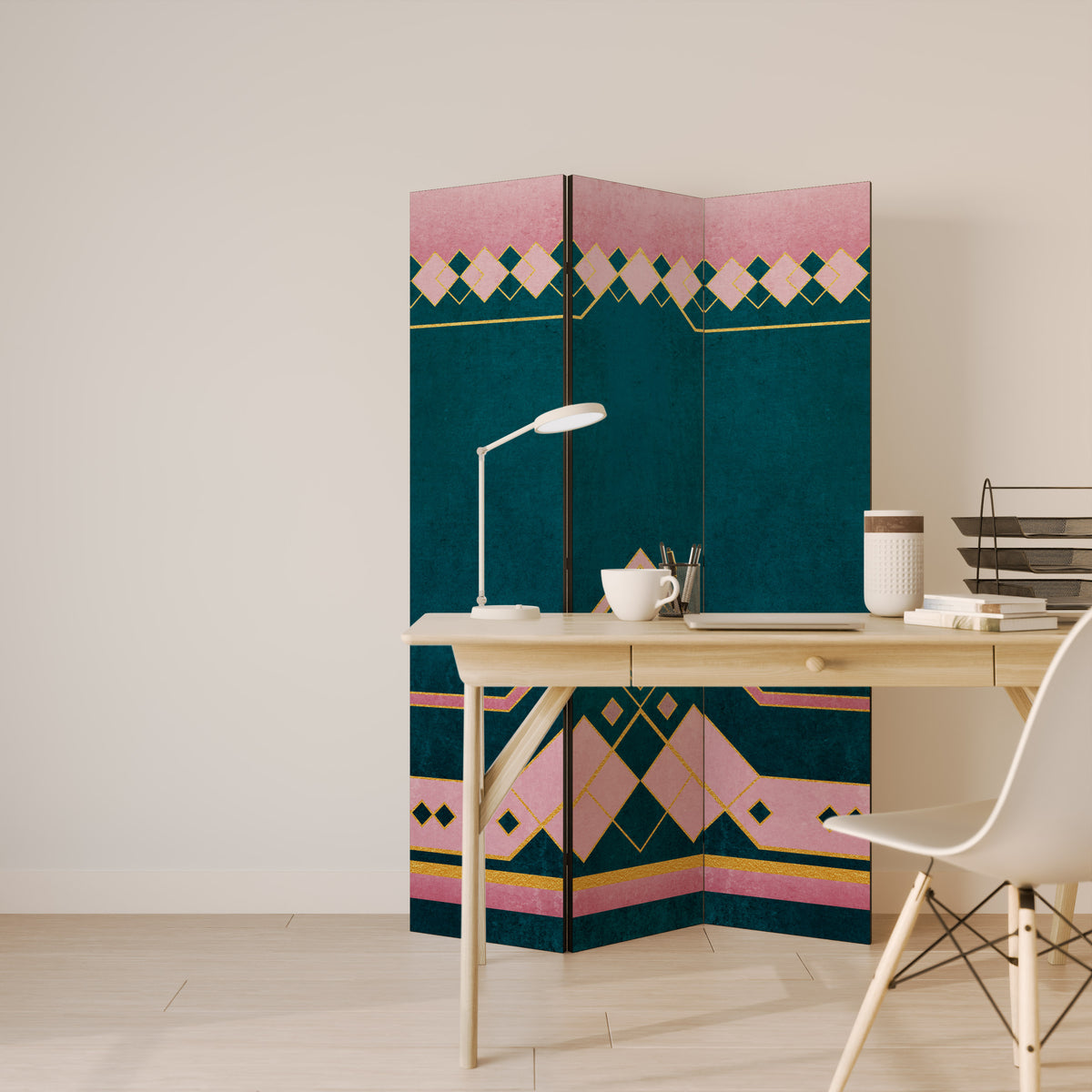 ROYAL COMPOSITION Dekorativ rumsavdelare – 3 paneler