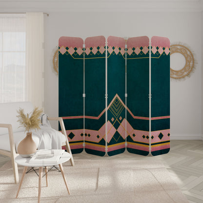 ROYAL COMPOSITION 5-Panel Plywood Room Divider