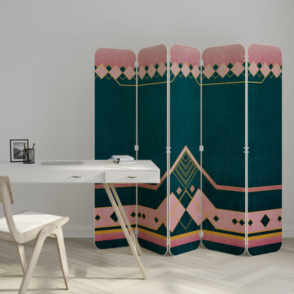 ROYAL COMPOSITION 5-Panel Plywood Room Divider