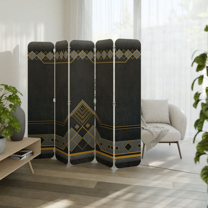 ROYAL ORDINARINESS 5-Panel Plywood Room Divider