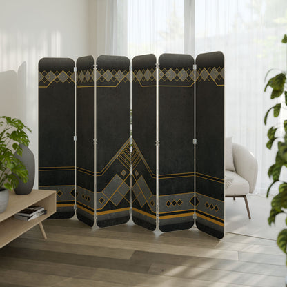 ROYAL ORDINARINESS 6-Panel Plywood Room Divider