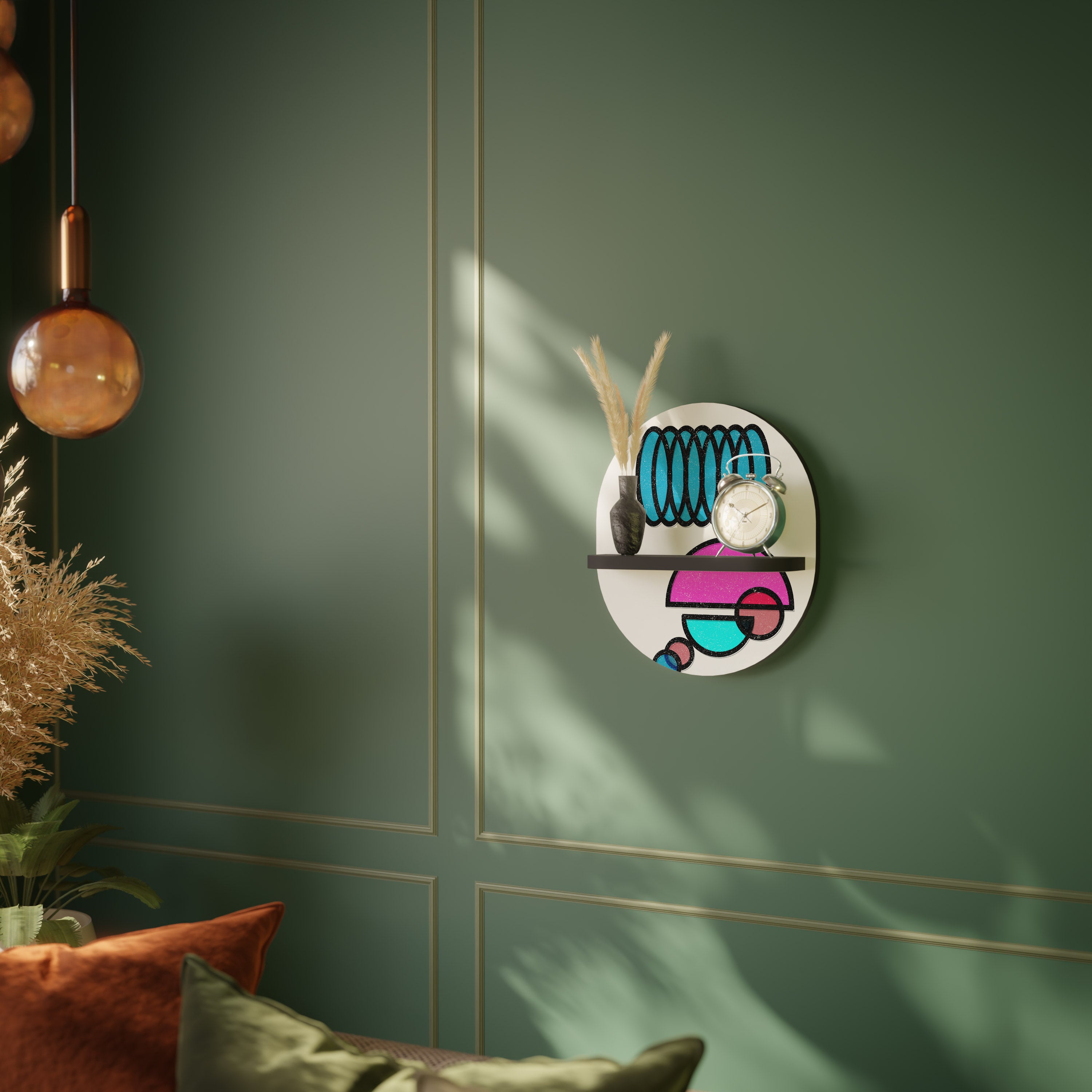 GEOMETRIC RHAPSODY Decorative Art Shelf