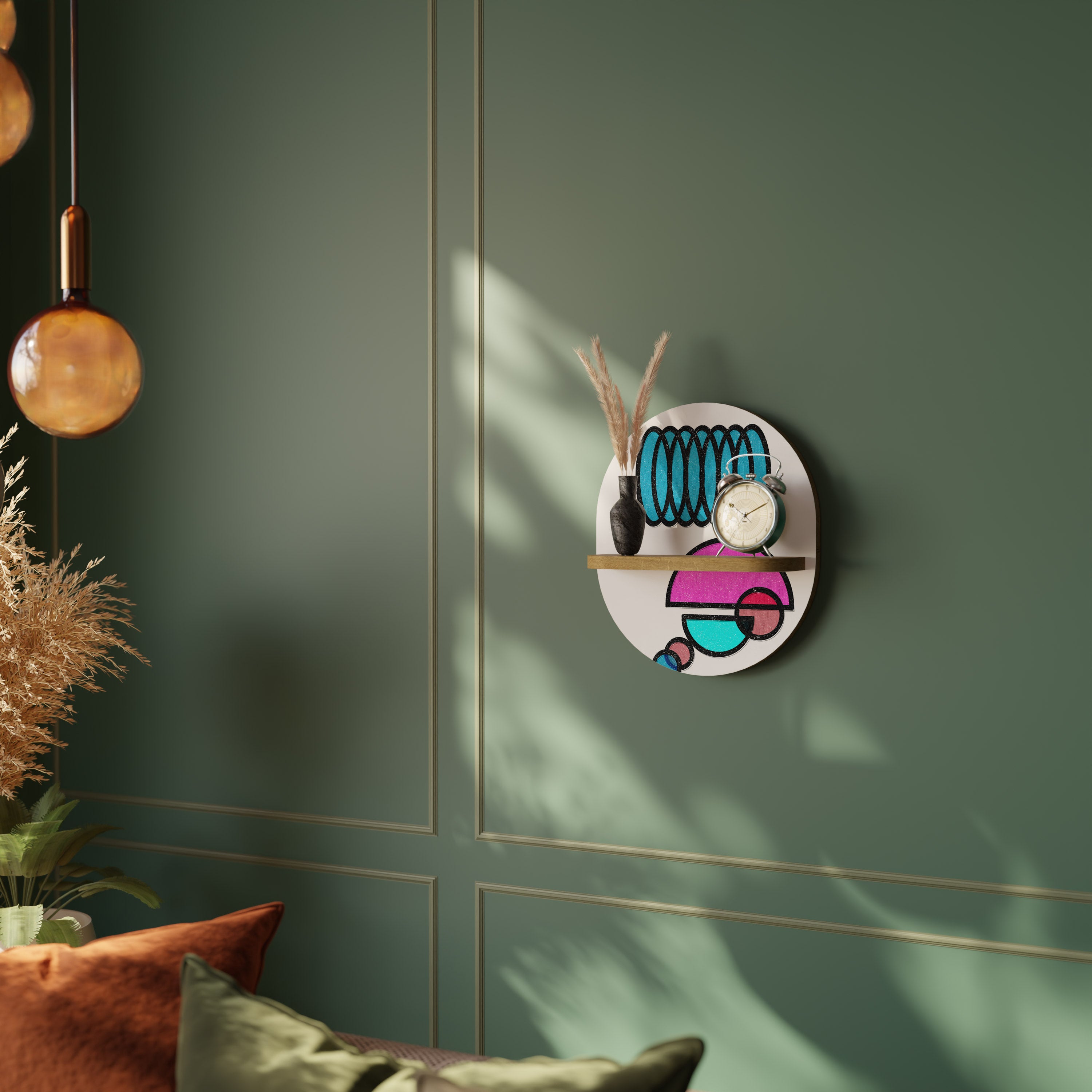 GEOMETRIC RHAPSODY Decorative Art Shelf