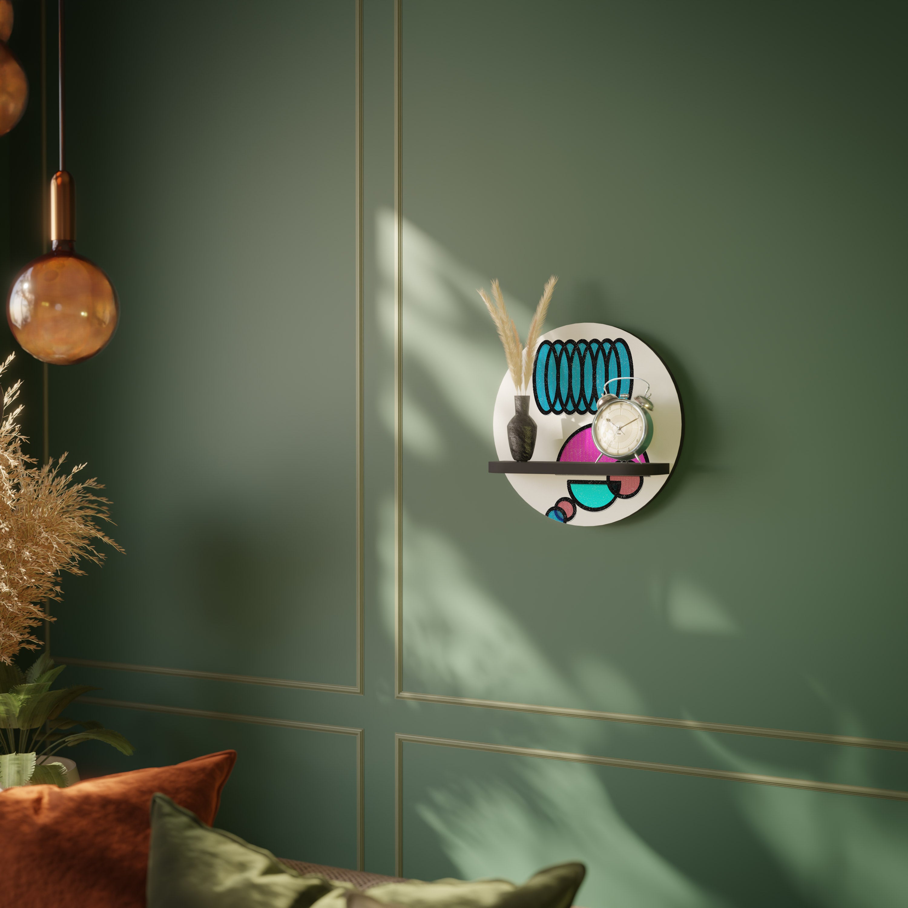 GEOMETRIC RHAPSODY Decorative Art Shelf