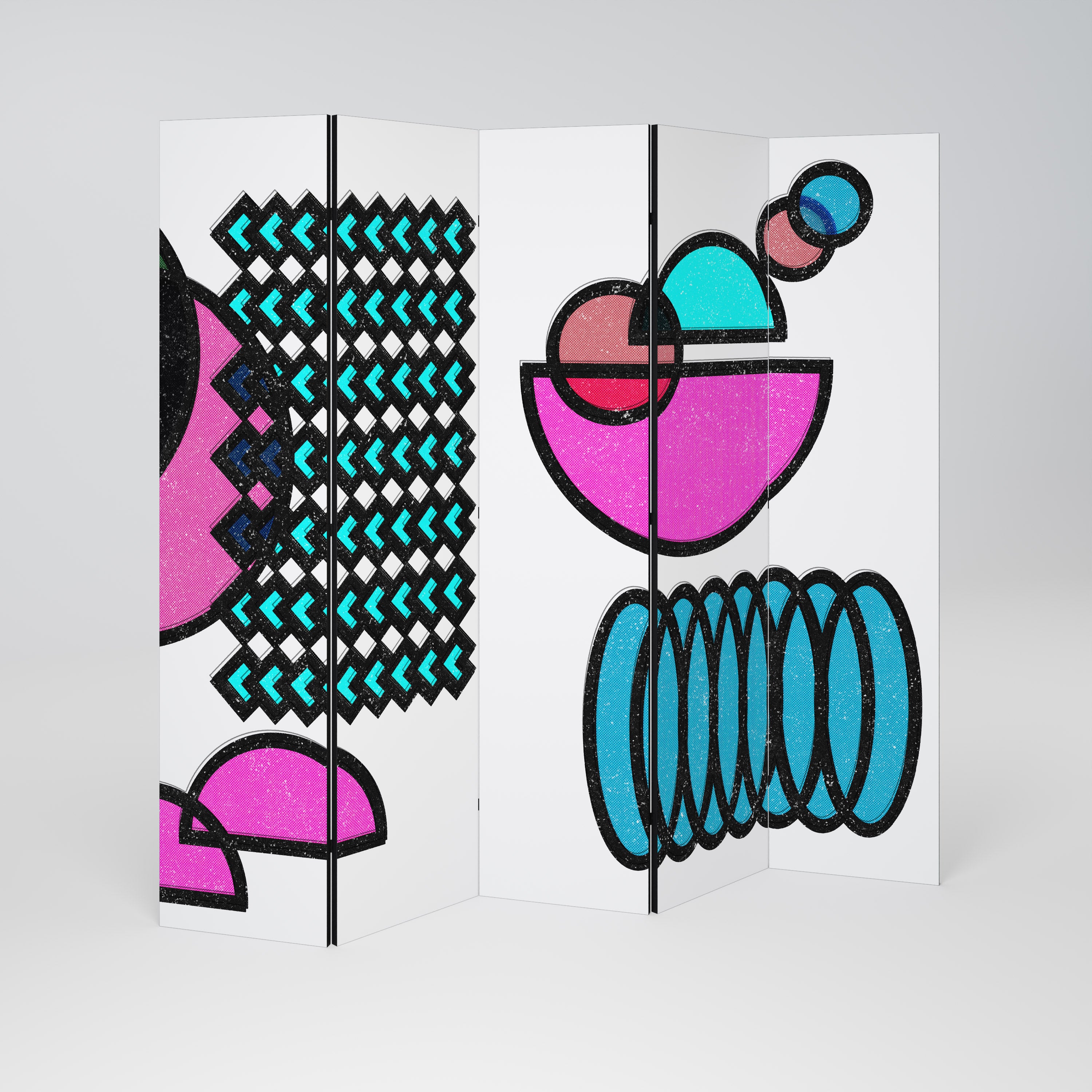 GEOMETRIC RHAPSODY Παραβάν με 5 πάνελ