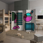 GEOMETRIC RHAPSODY Biombo de 6 Painéis