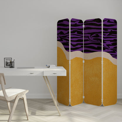 INDEPENDENT BORDER 4-Panel Plywood Room Divider