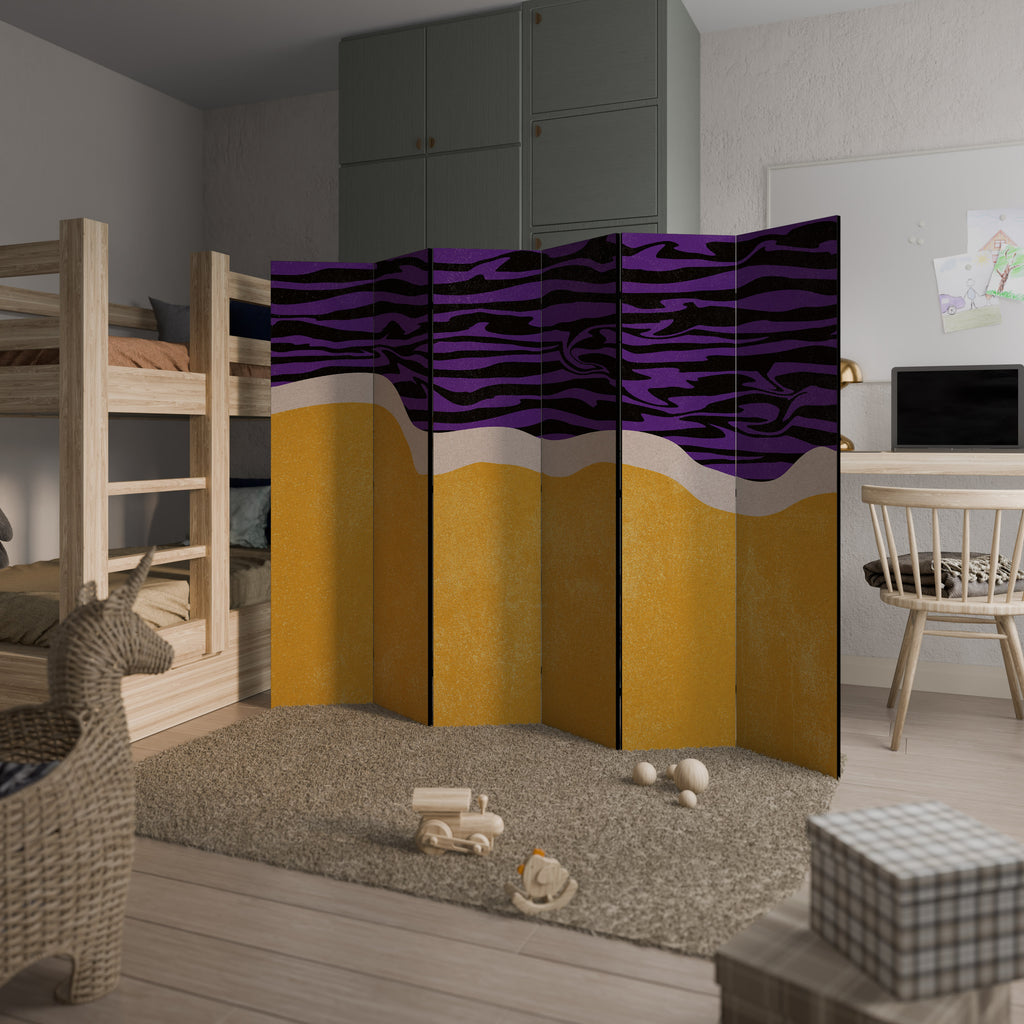 INDEPENDENT BORDER Biombo de 6 Painéis