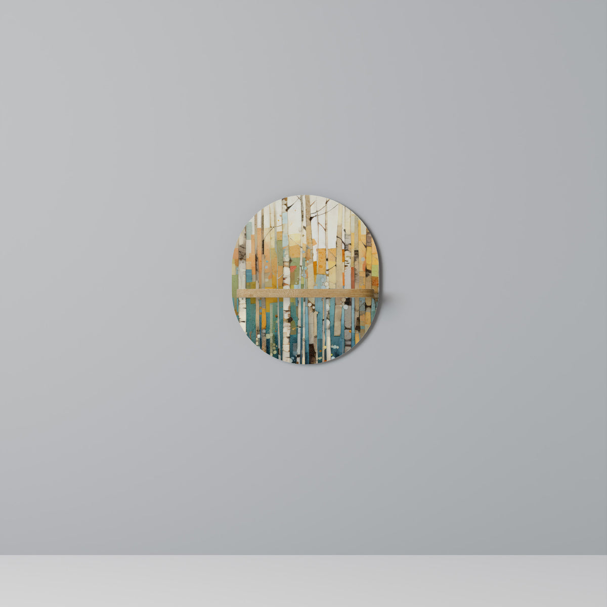 BIRCH KALEIDOSCOPE Art Shelf