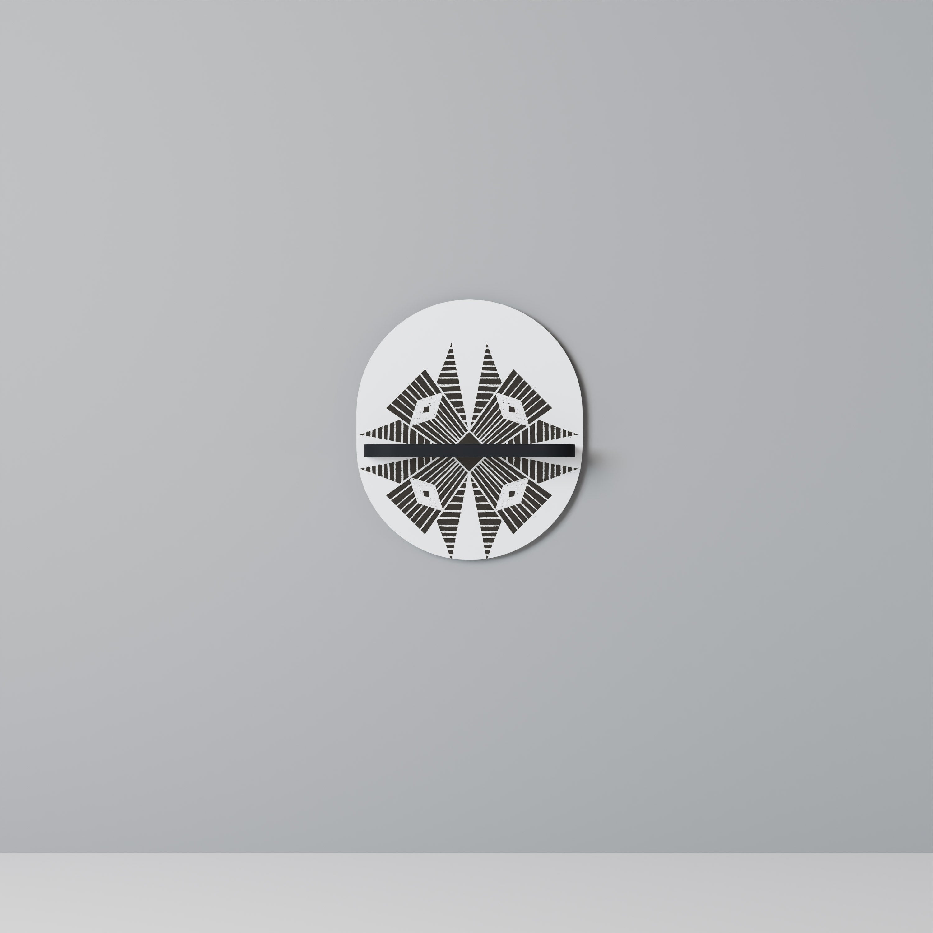 MONOCHROME NEXUS Decorative Art Shelf