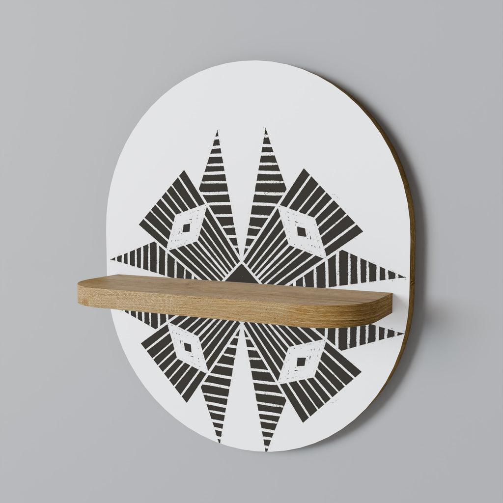 MONOCHROME NEXUS Decorative Art Shelf