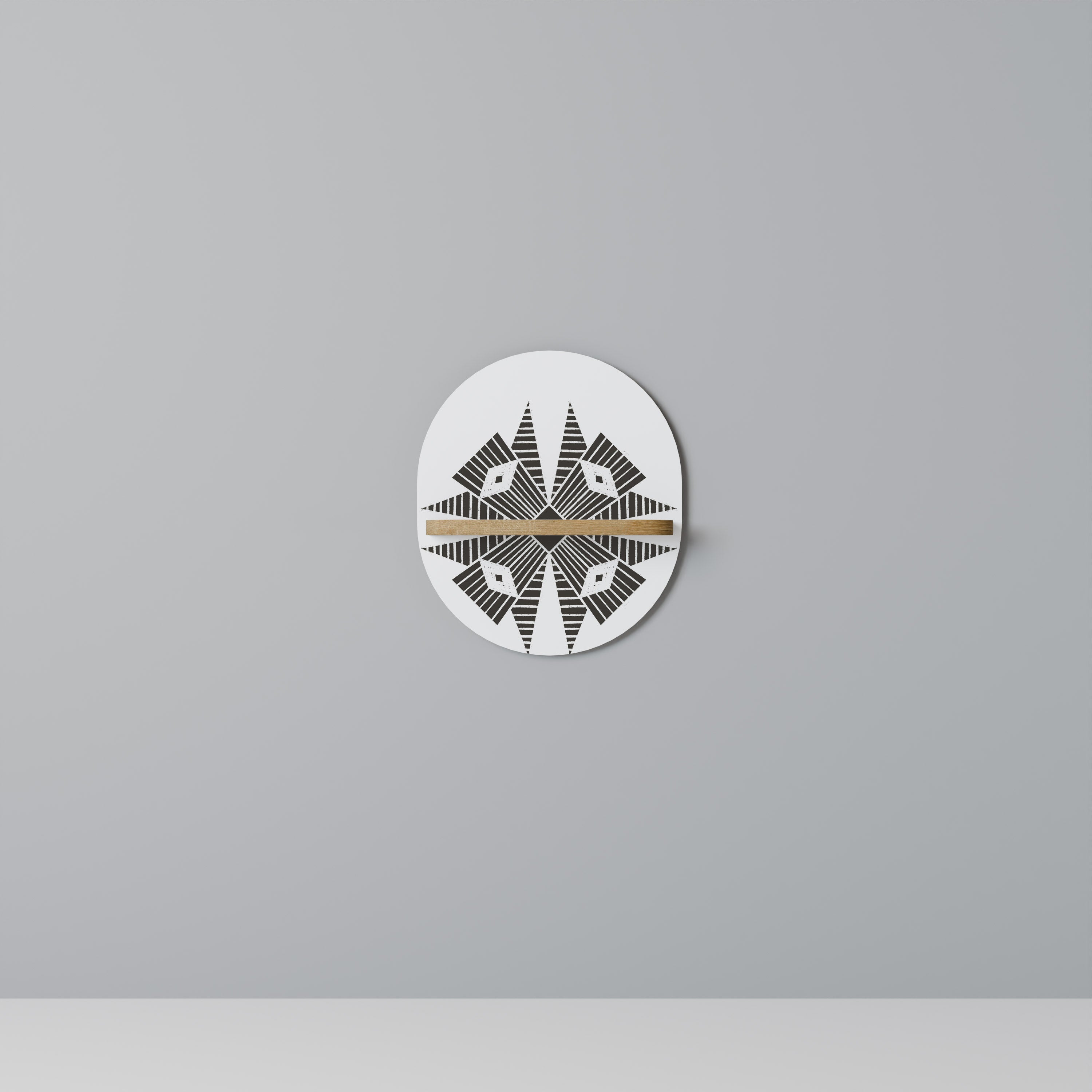 MONOCHROME NEXUS Decorative Art Shelf