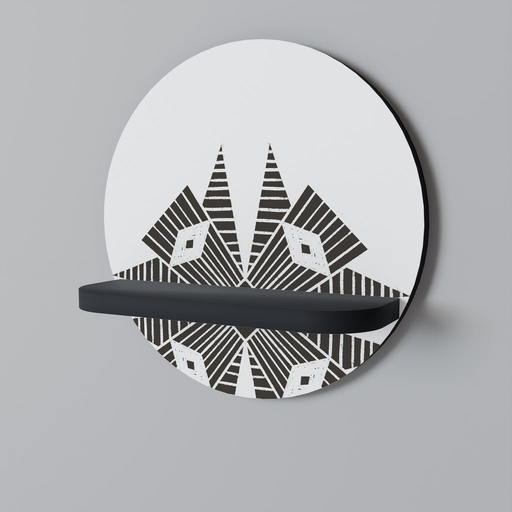 MONOCHROME NEXUS Decorative Art Shelf