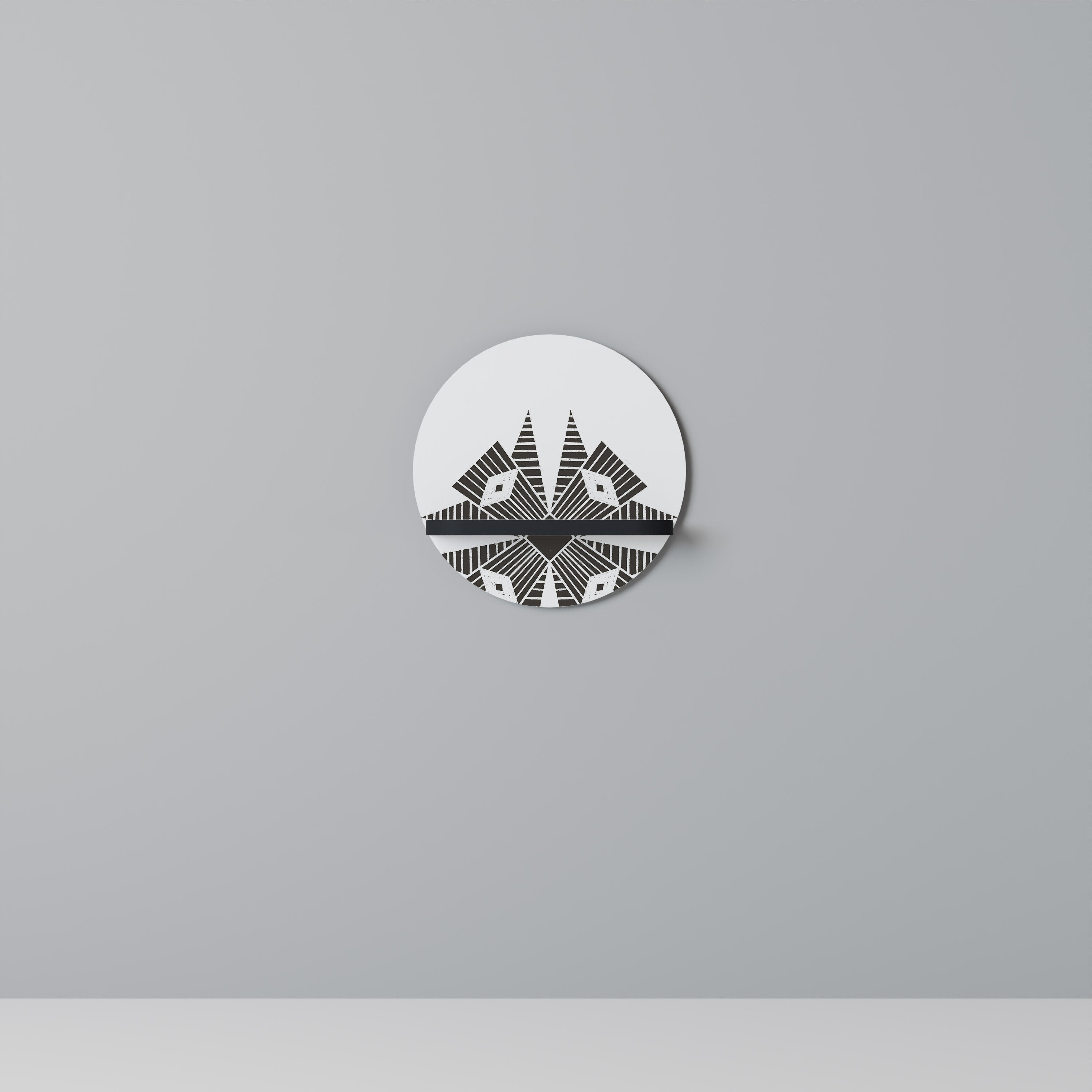 MONOCHROME NEXUS Decorative Art Shelf